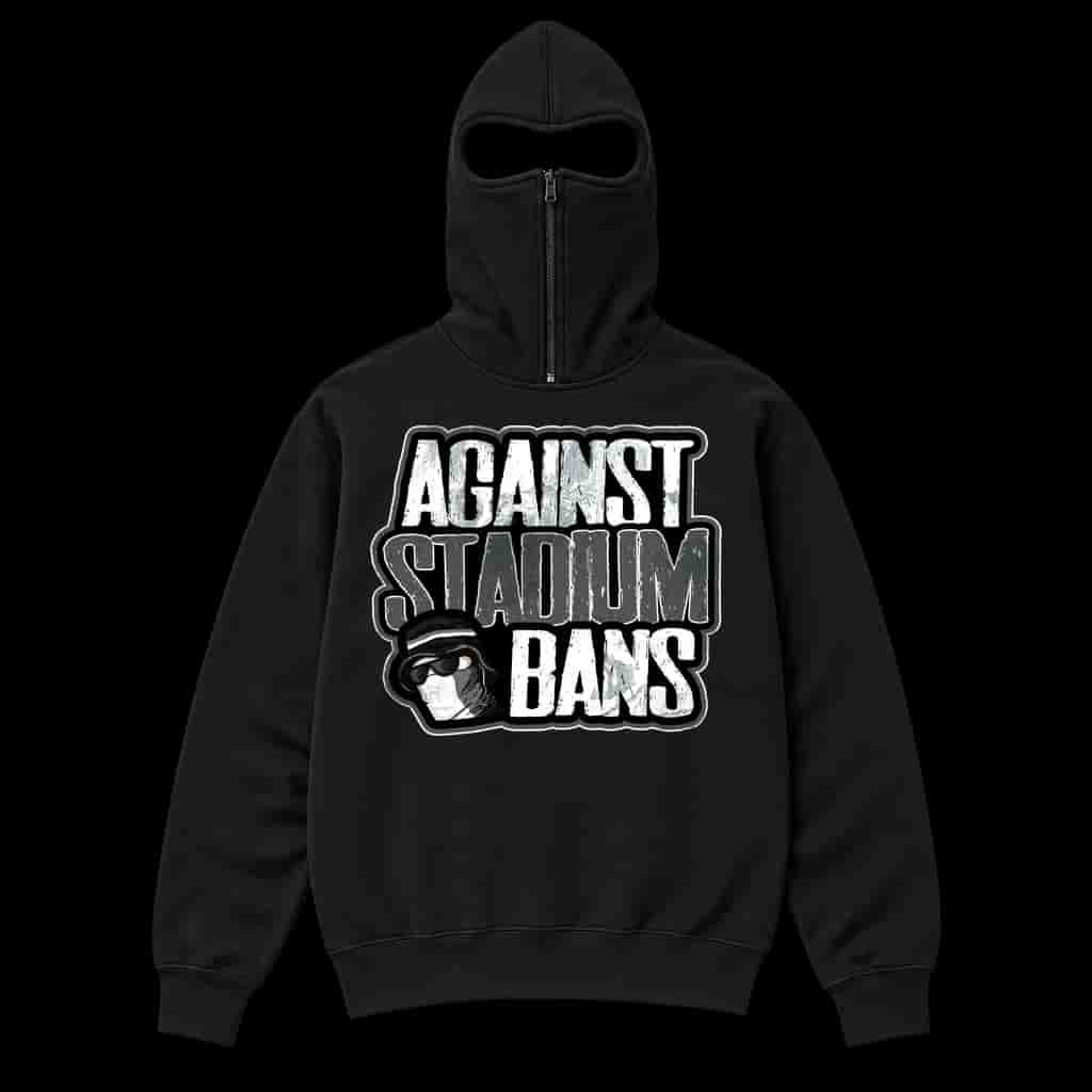 Against stadium bans! Ninja Kapuzenpullover