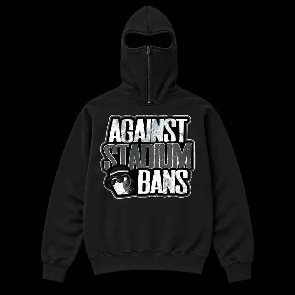 Against stadium bans! Ninja Kapuzenpullover