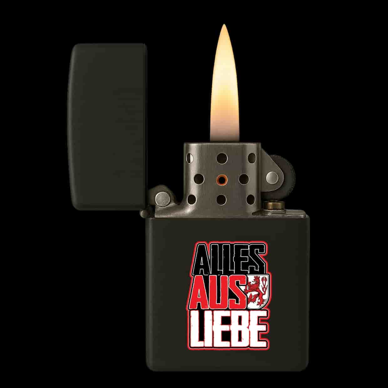 Alles aus Liebe fortuna Feuerzeug