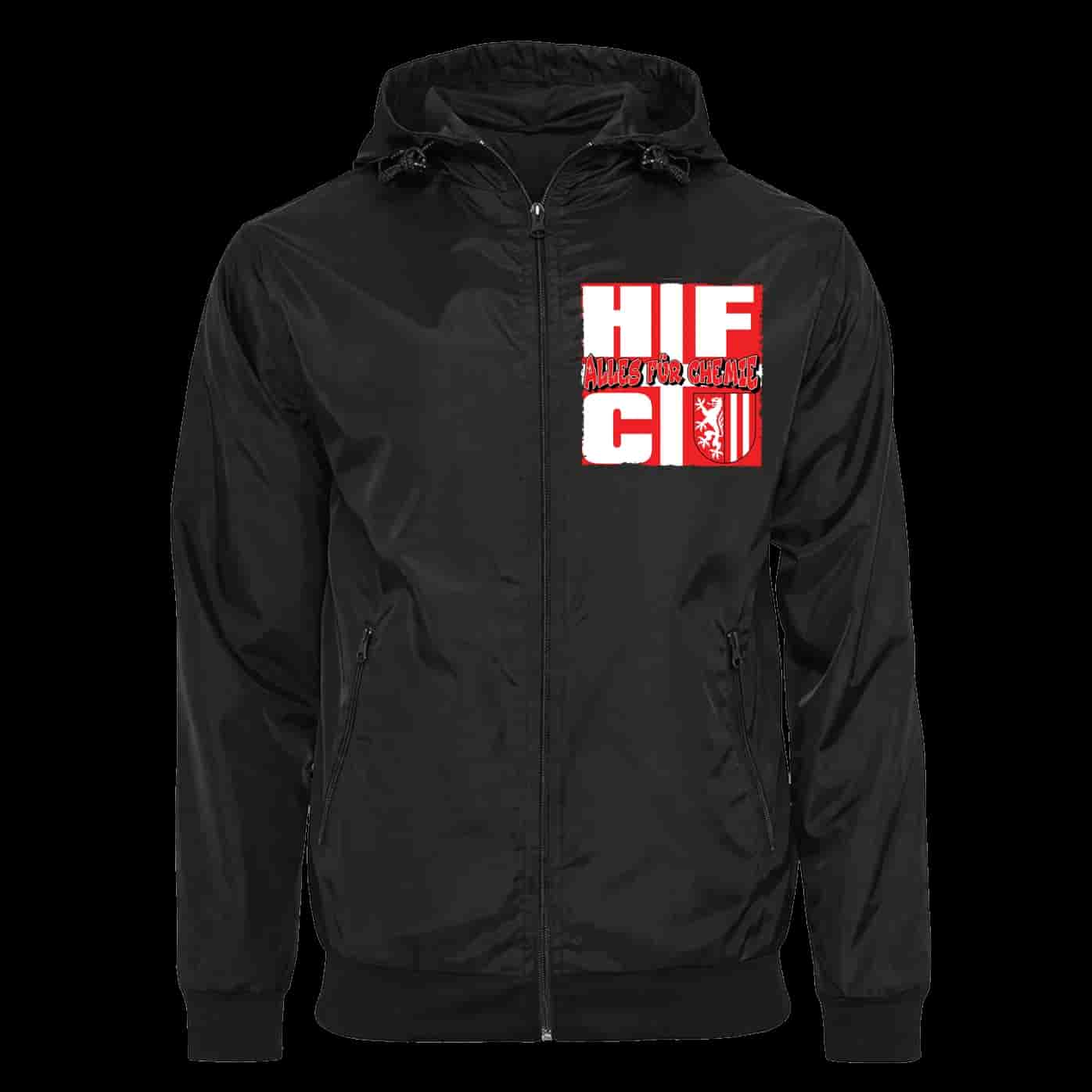 Alles für chemie Jacke mit abnehmbarer Balaclava