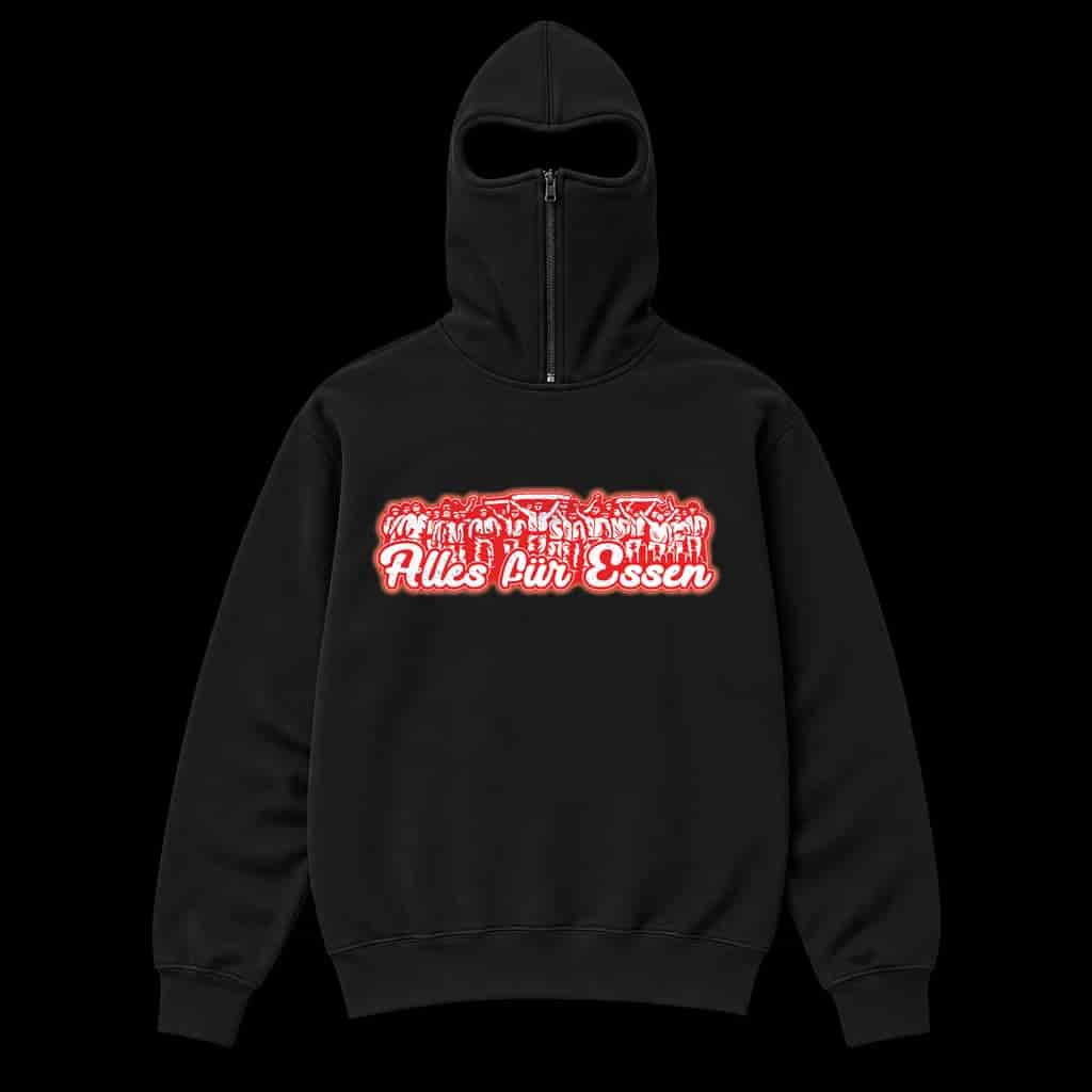 Alles für Essen Ninja Kapuzenpullover
