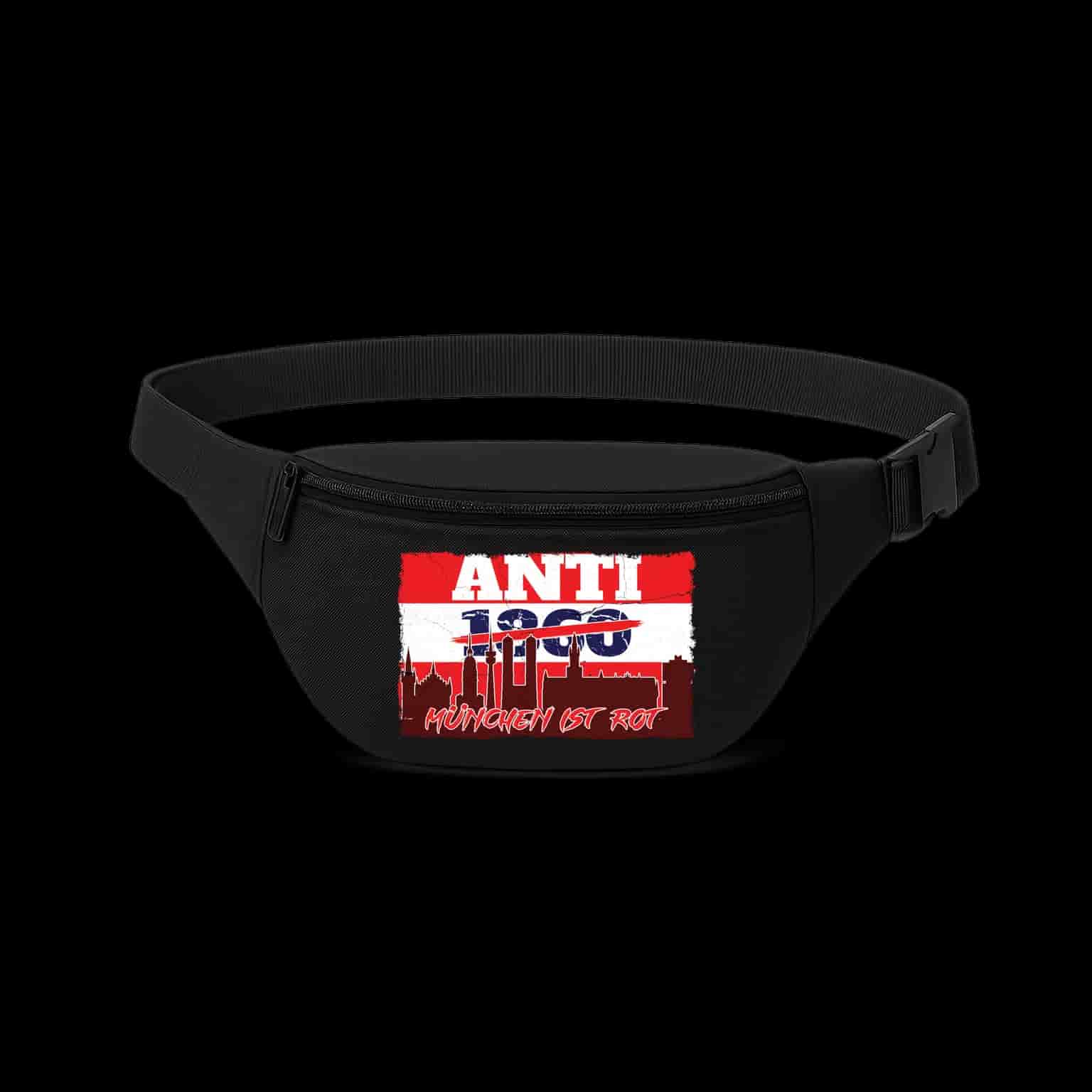 Anti 1860, München ist rot Gürteltasche
