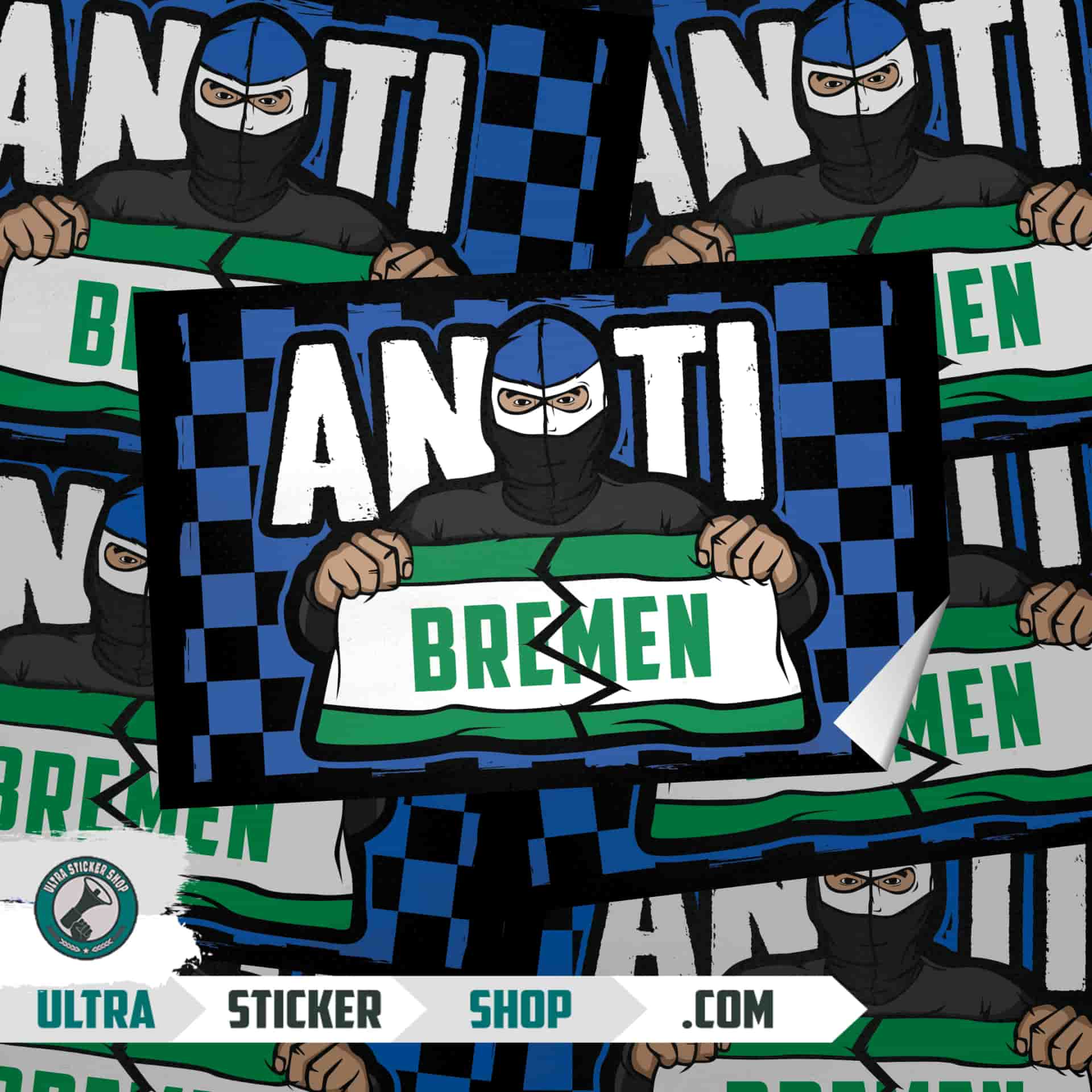 anti bremen Aufkleber