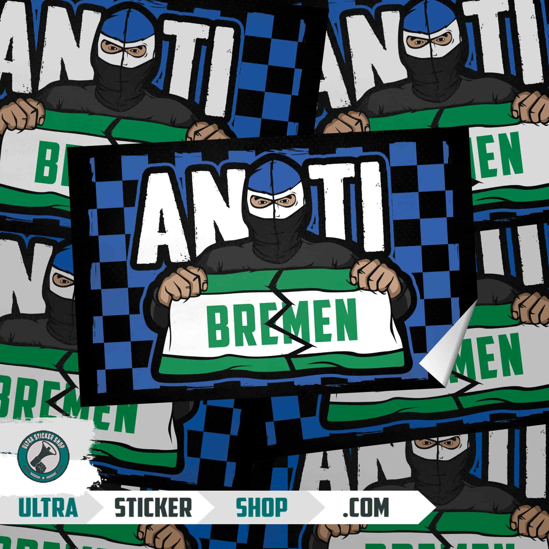 anti bremen Aufkleber