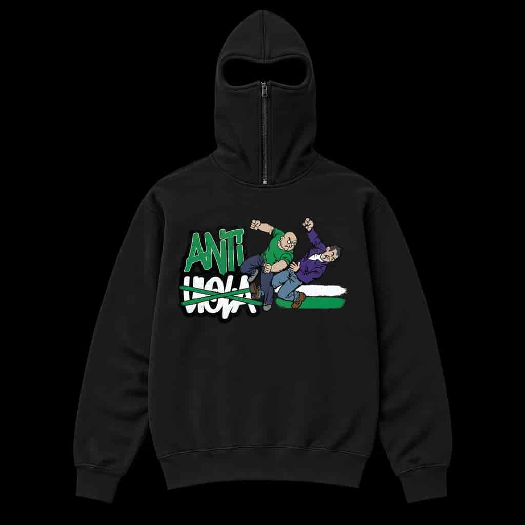Anti Viola Ninja Kapuzenpullover