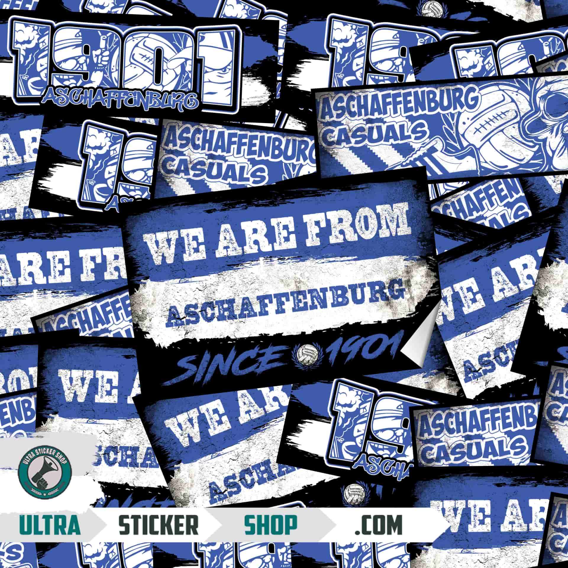 Aschaffenburg Aufkleber-Mix