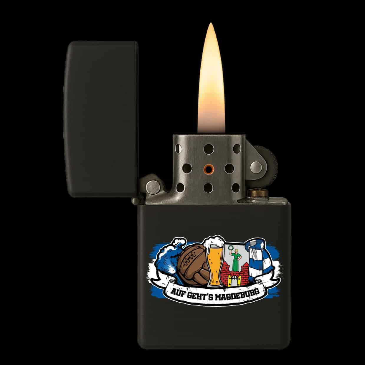 Auf geht's Magdeburg Feuerzeug