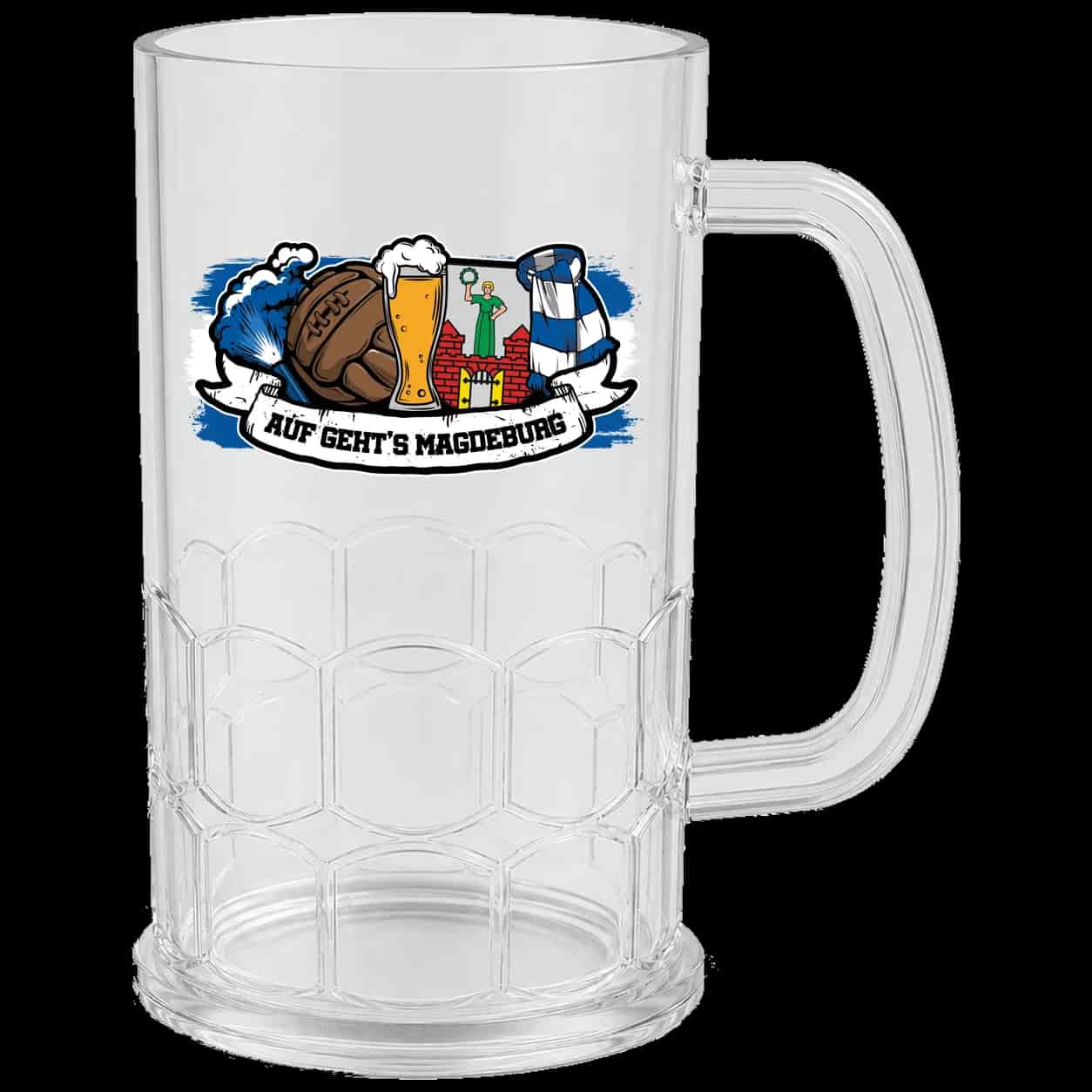Auf geht's Magdeburg Bierkrug