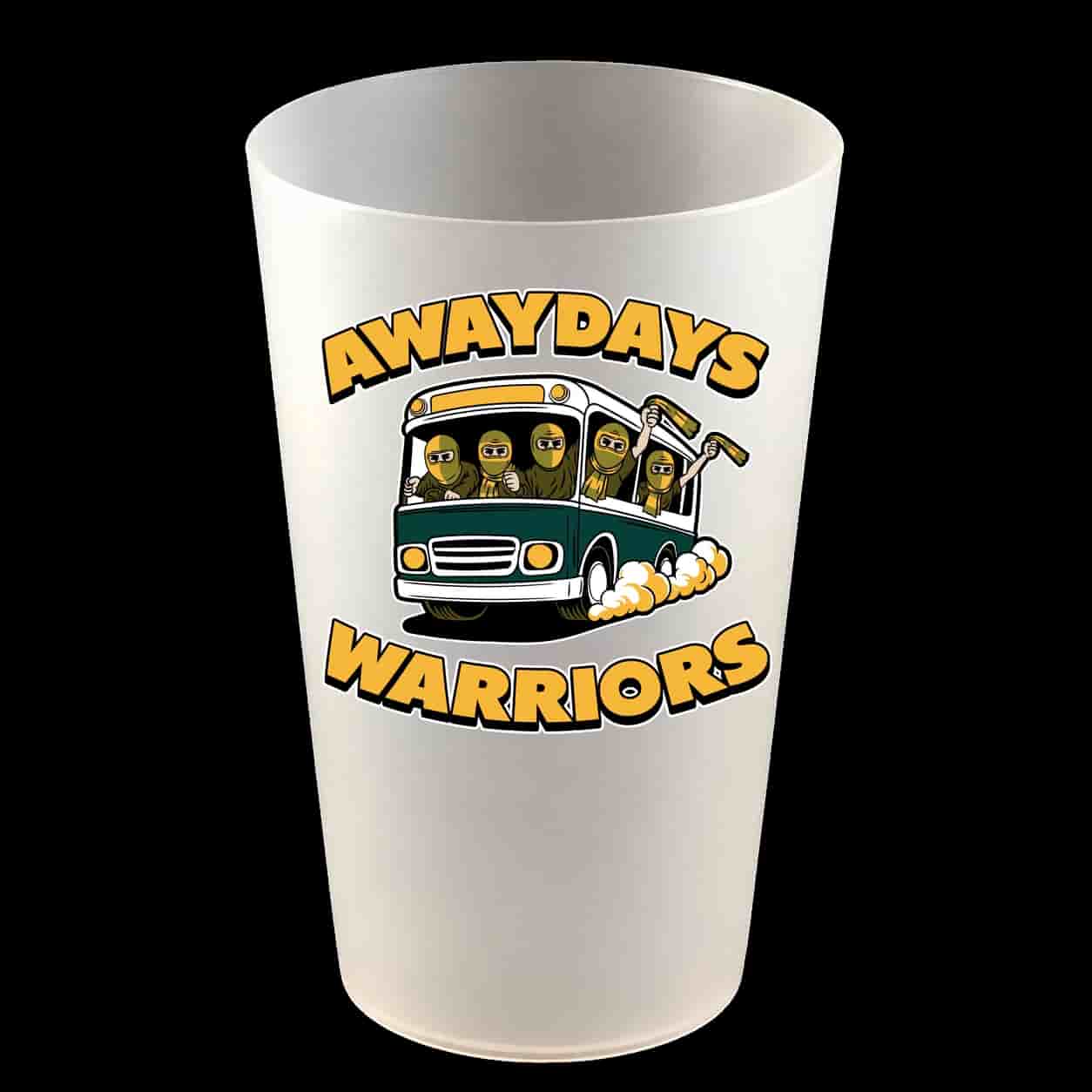 AwayDays Warriors Hartbecher