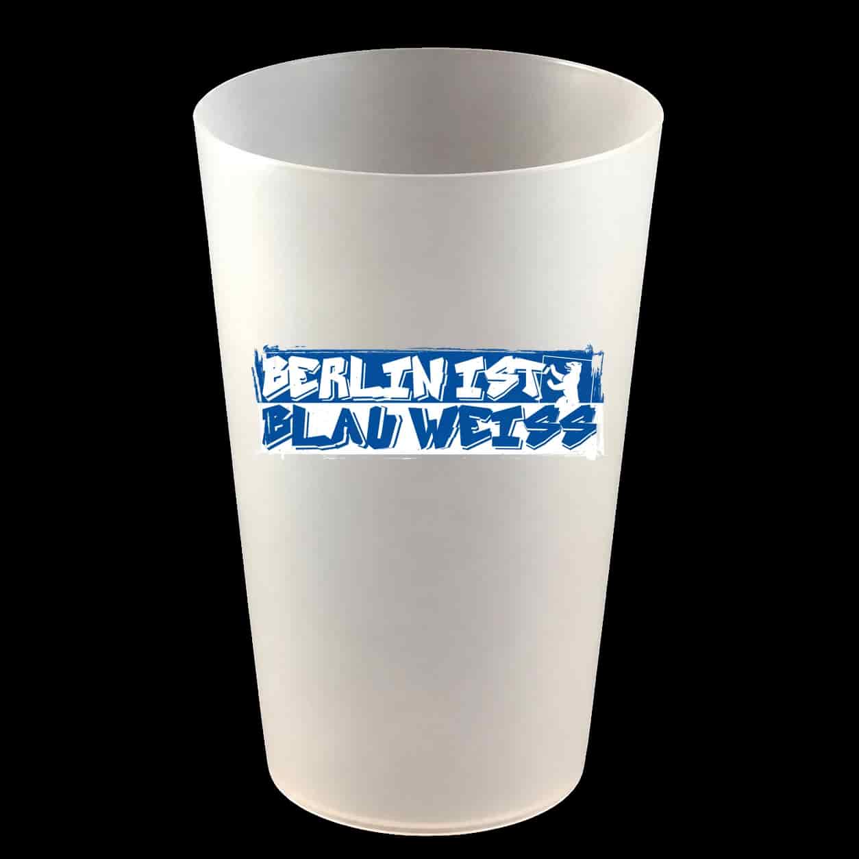 Berlin ist blau weiss Hartbecher