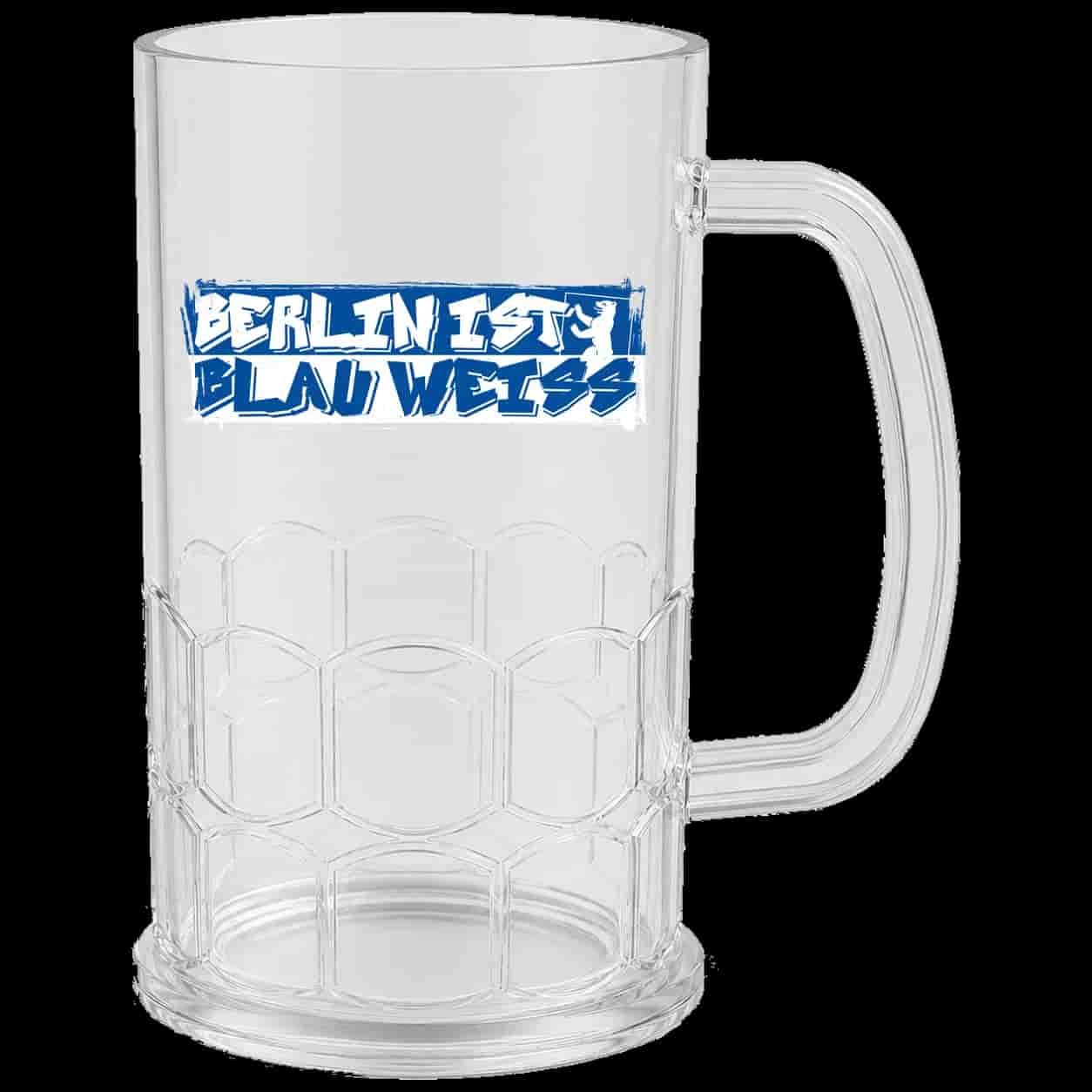 Berlin ist blau weiss Bierkrug