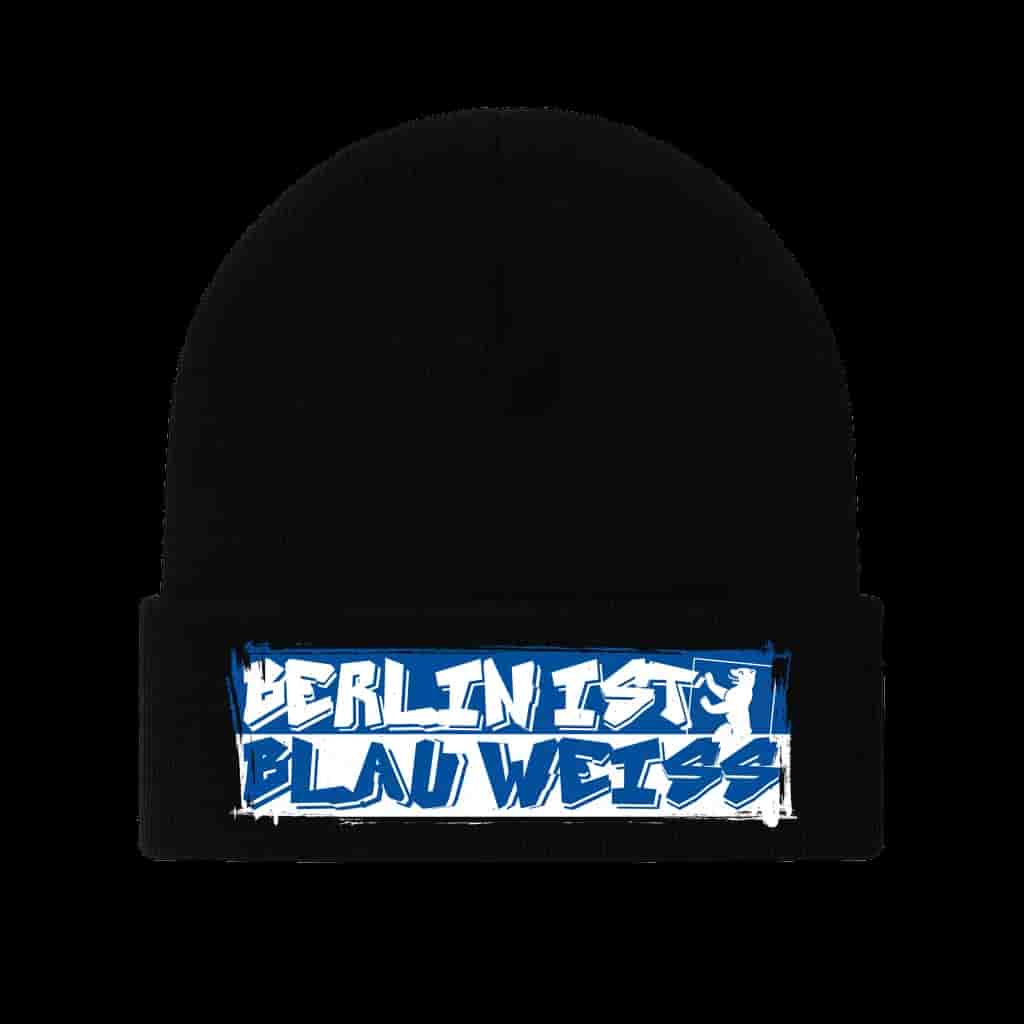 Berlin ist blau weiss Mütze