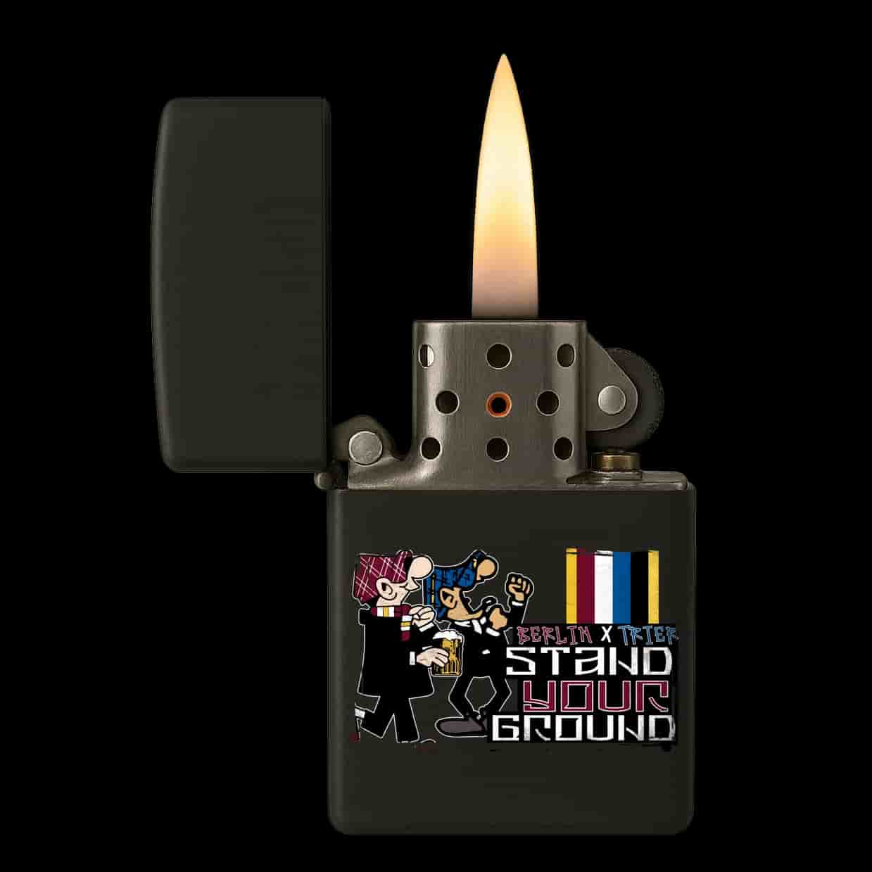 Berlin X Trier Stand Your Ground Feuerzeug