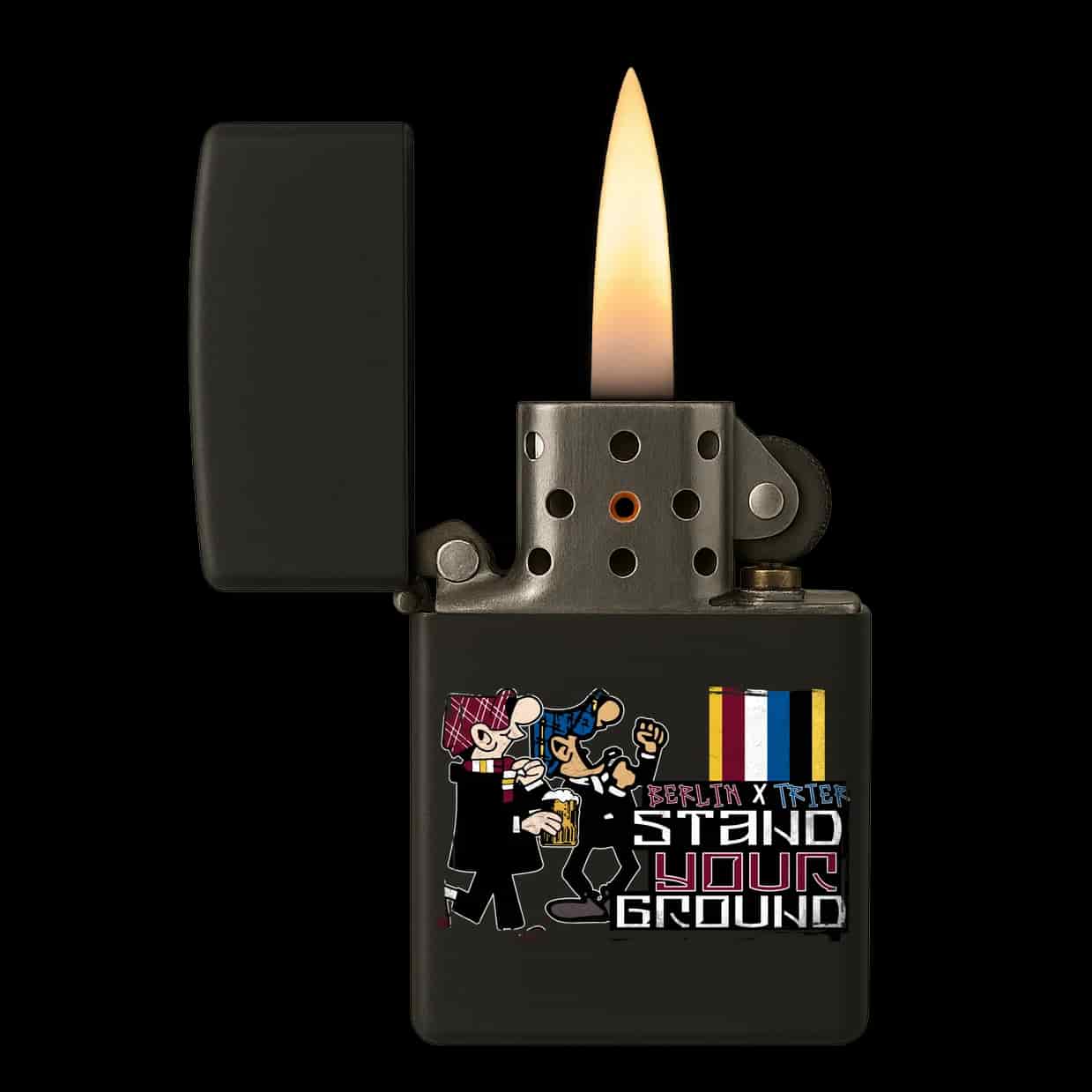 Berlin X Trier Stand Your Ground Feuerzeug