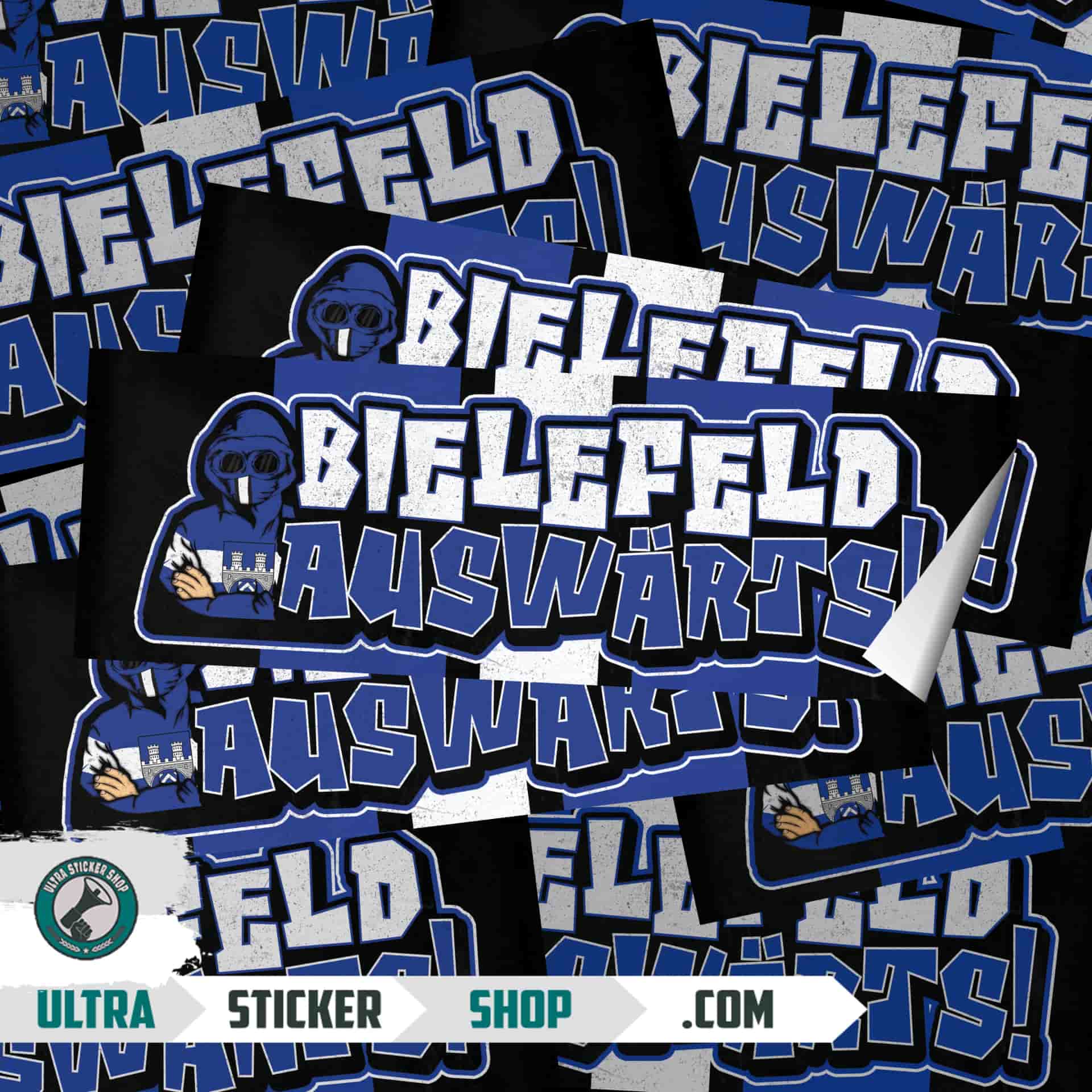 Bielefeld auswärts Aufkleber
