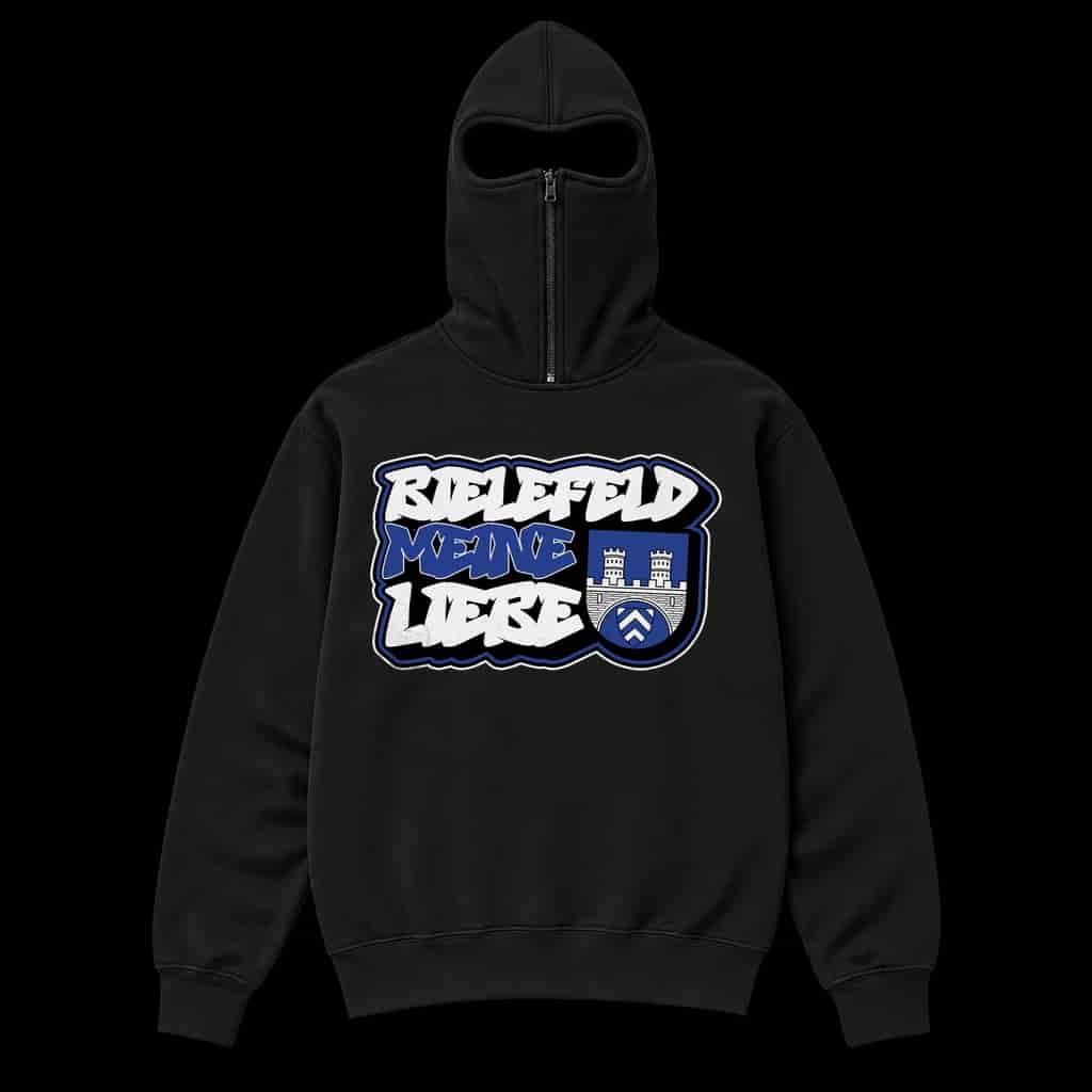 Bielefeld meine liebe Ninja Kapuzenpullover