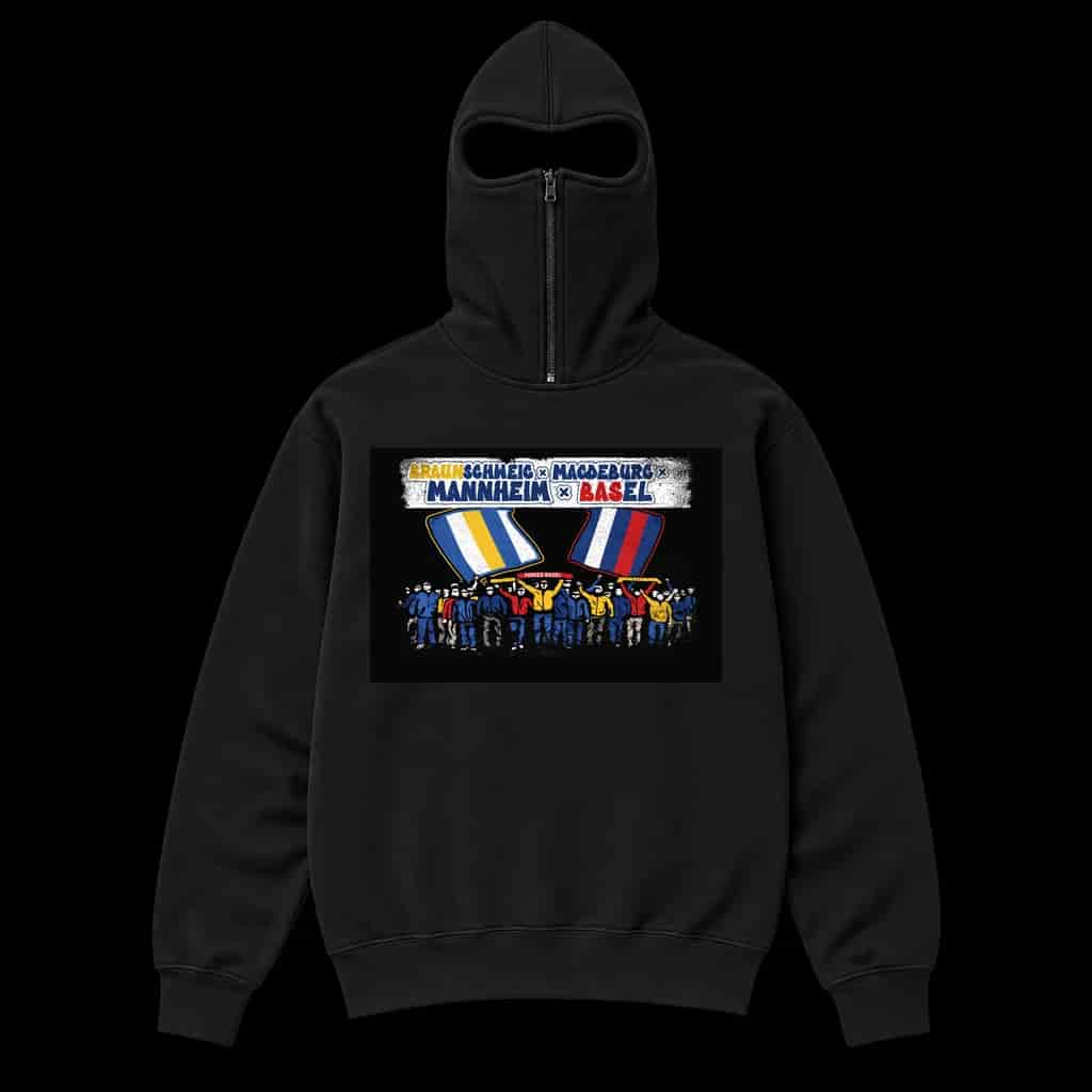Braunchweig & magdeburg Ninja Kapuzenpullover