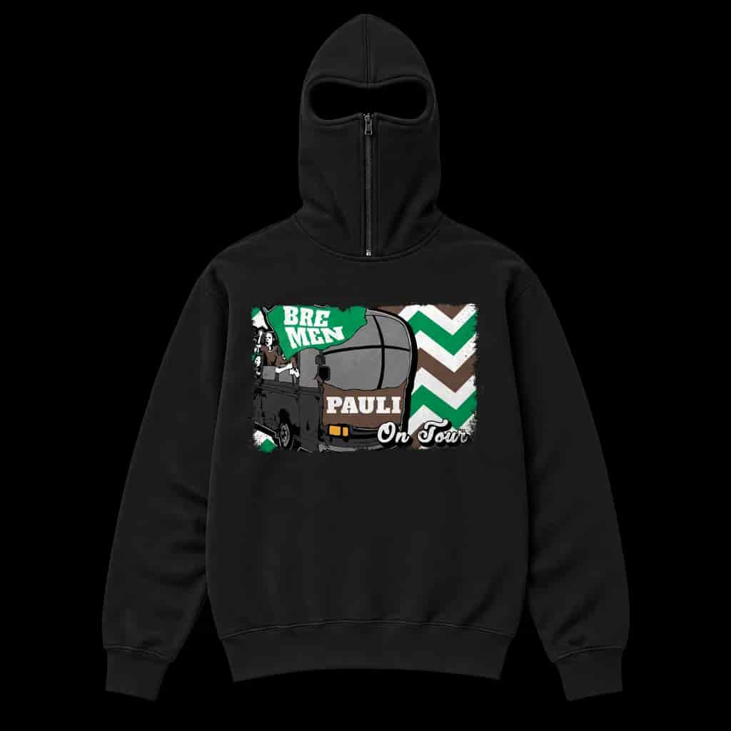 Bremen Pauli On tour Ninja Kapuzenpullover