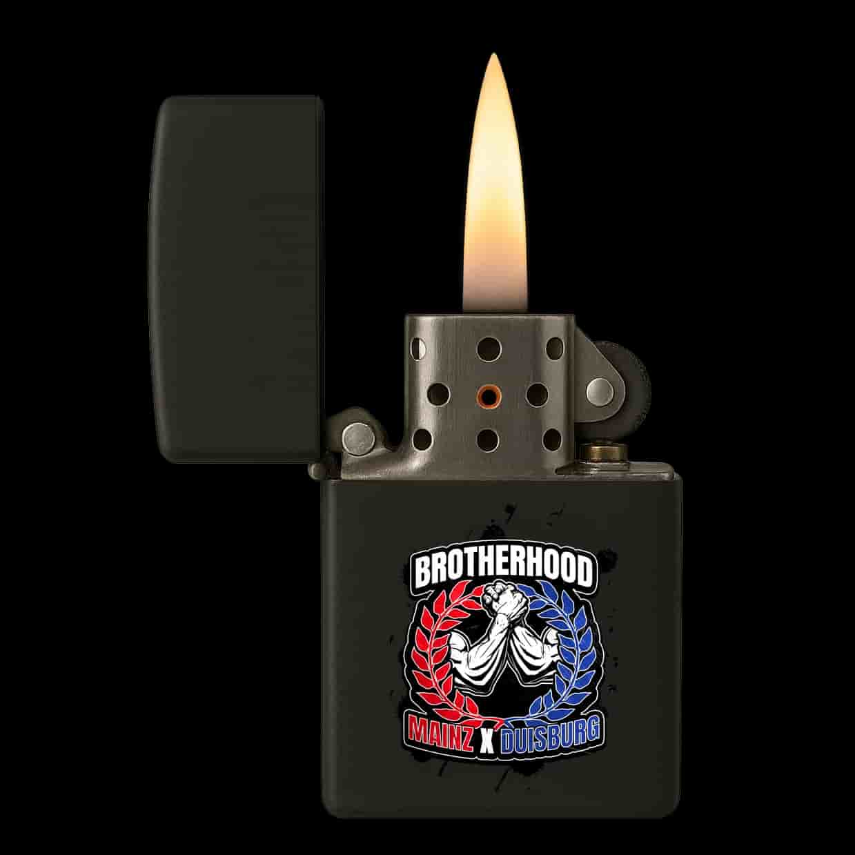 Brotherhood Mainz X Duisburg Feuerzeug