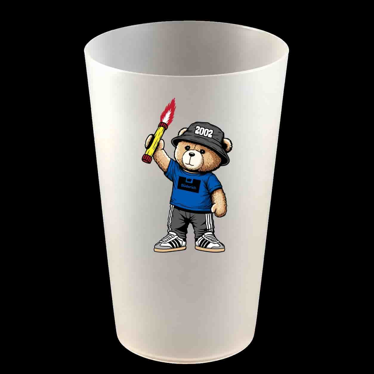 Büderich 2002 bear Hartbecher