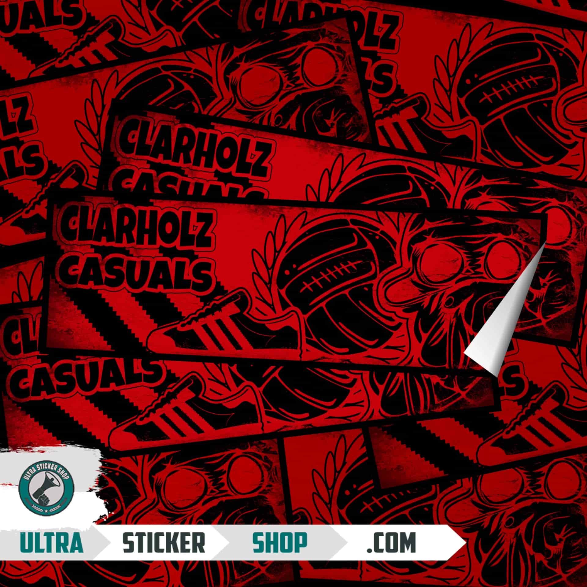 Clarholz casuals Aufkleber