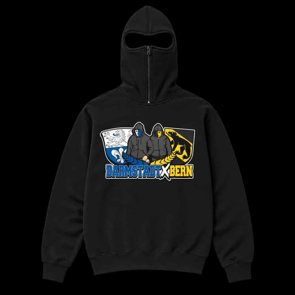 Darmstadt X Bern Ninja Kapuzenpullover