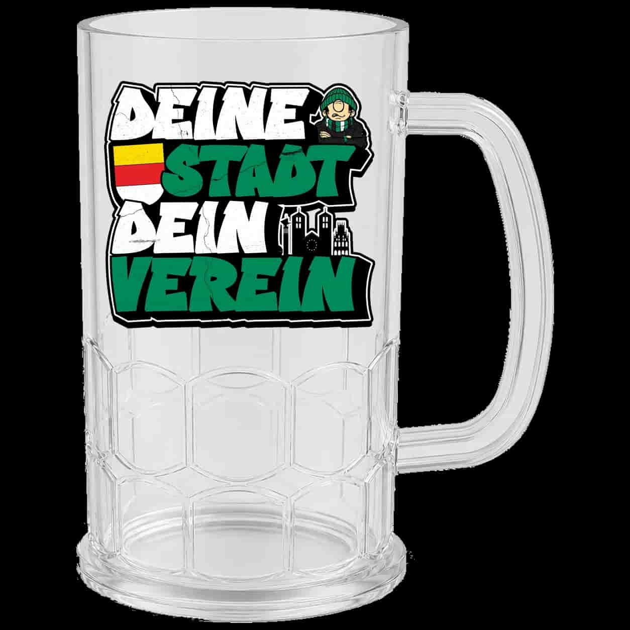 Deine stadt dein verein Bierkrug