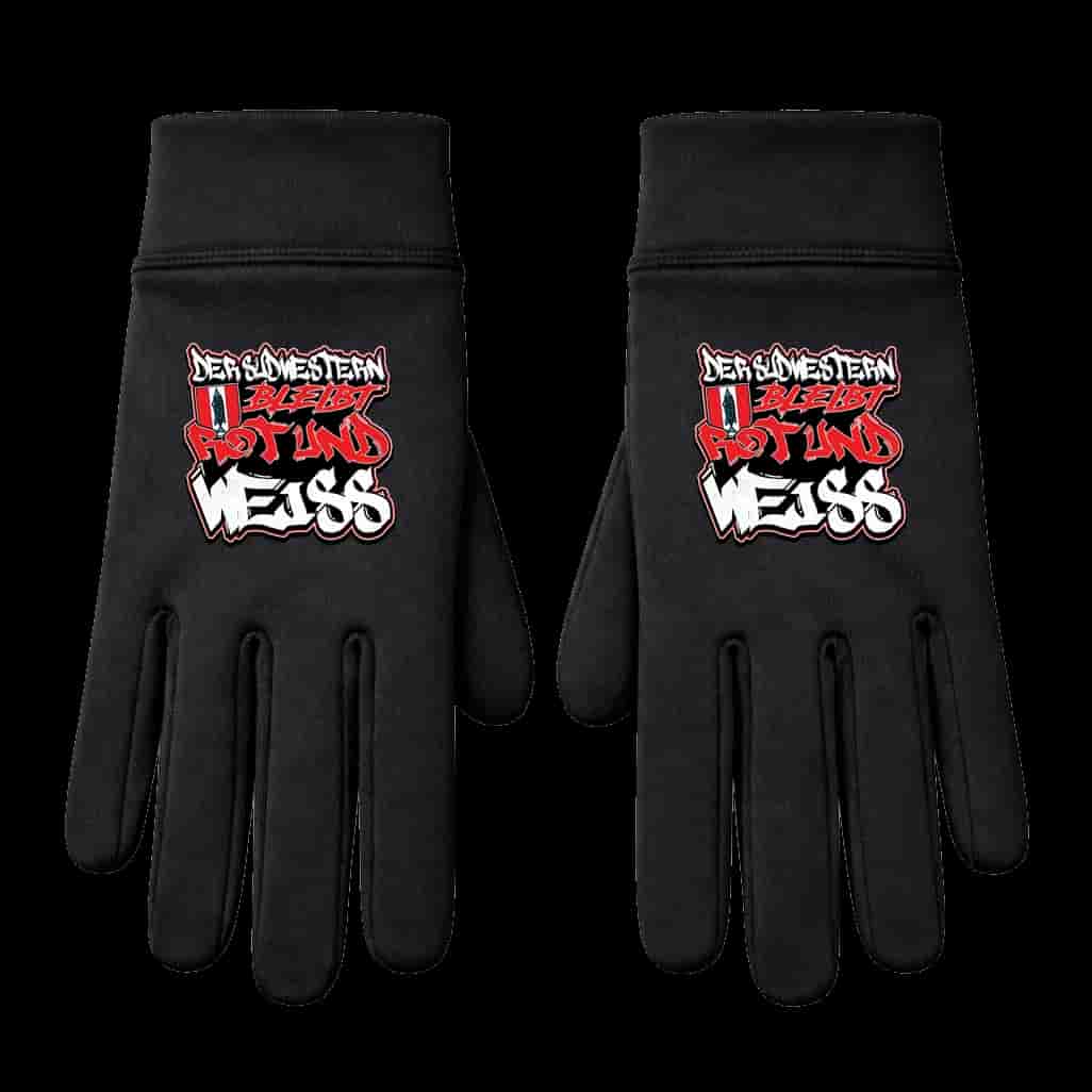 Der südwesten bleibt rot und weiss Handschuhe
