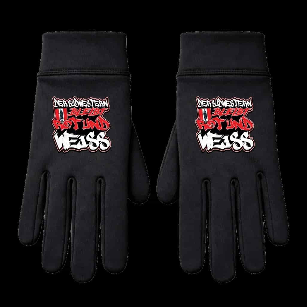 Der südwesten bleibt rot und weiss Handschuhe
