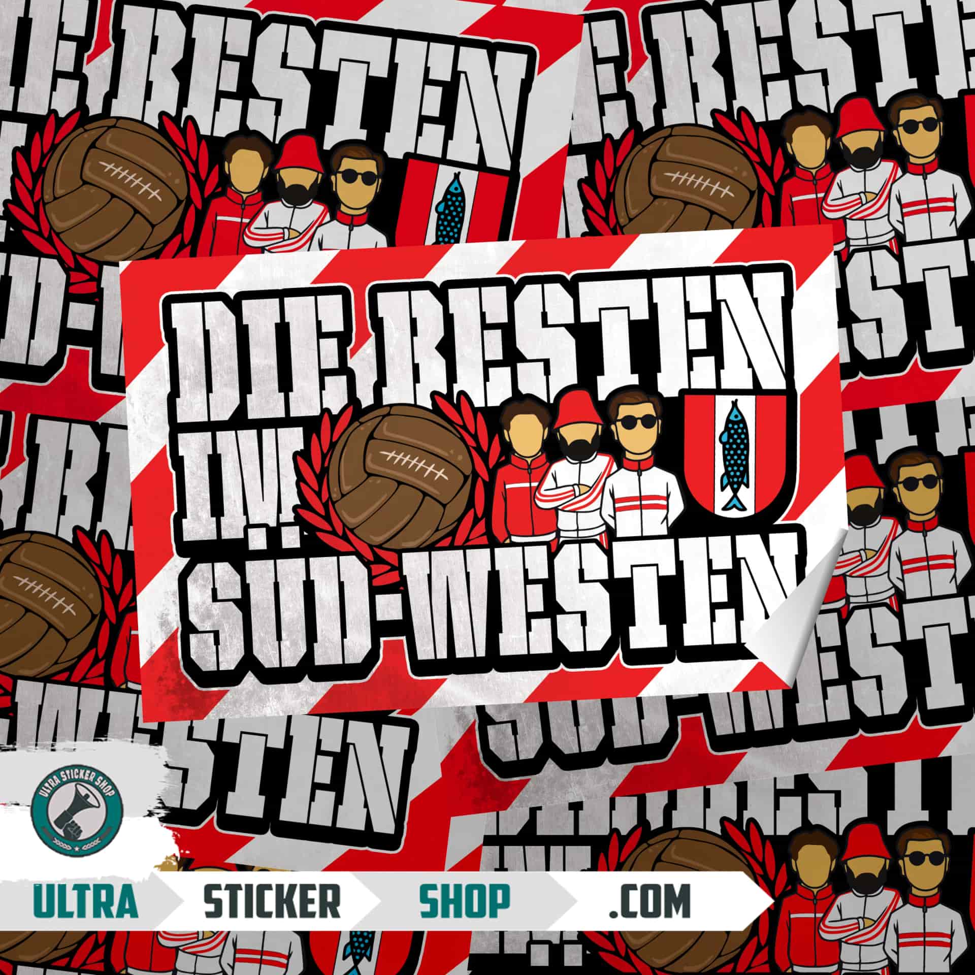 Die besten im süd-westen Aufkleber