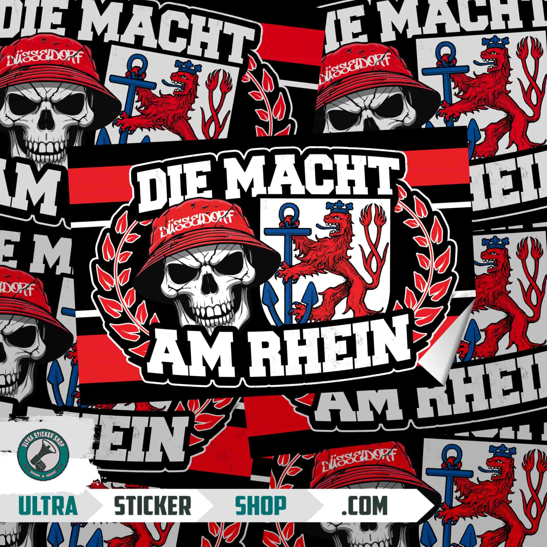 Die macht am rhein Aufkleber