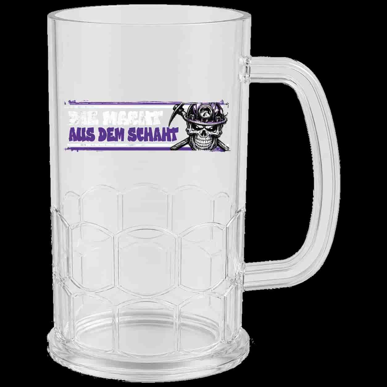 Die macht aus dem schacht Bierkrug