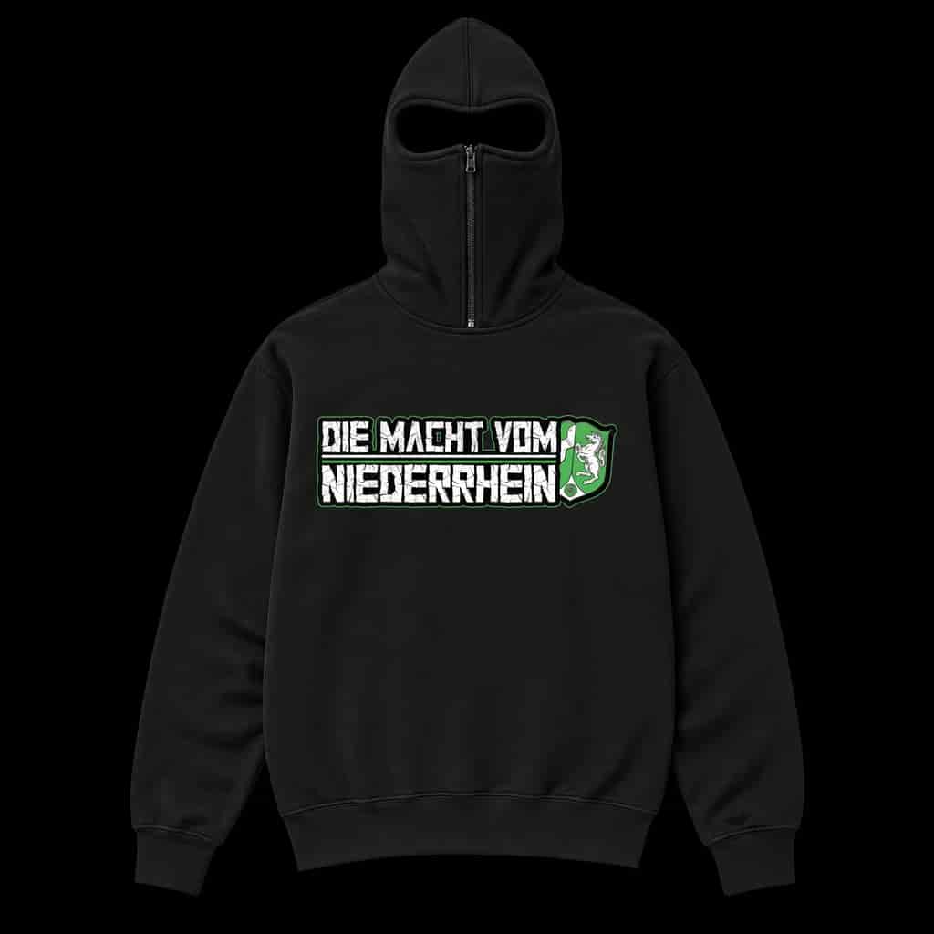 Die macht vom niederrhein Ninja Kapuzenpullover