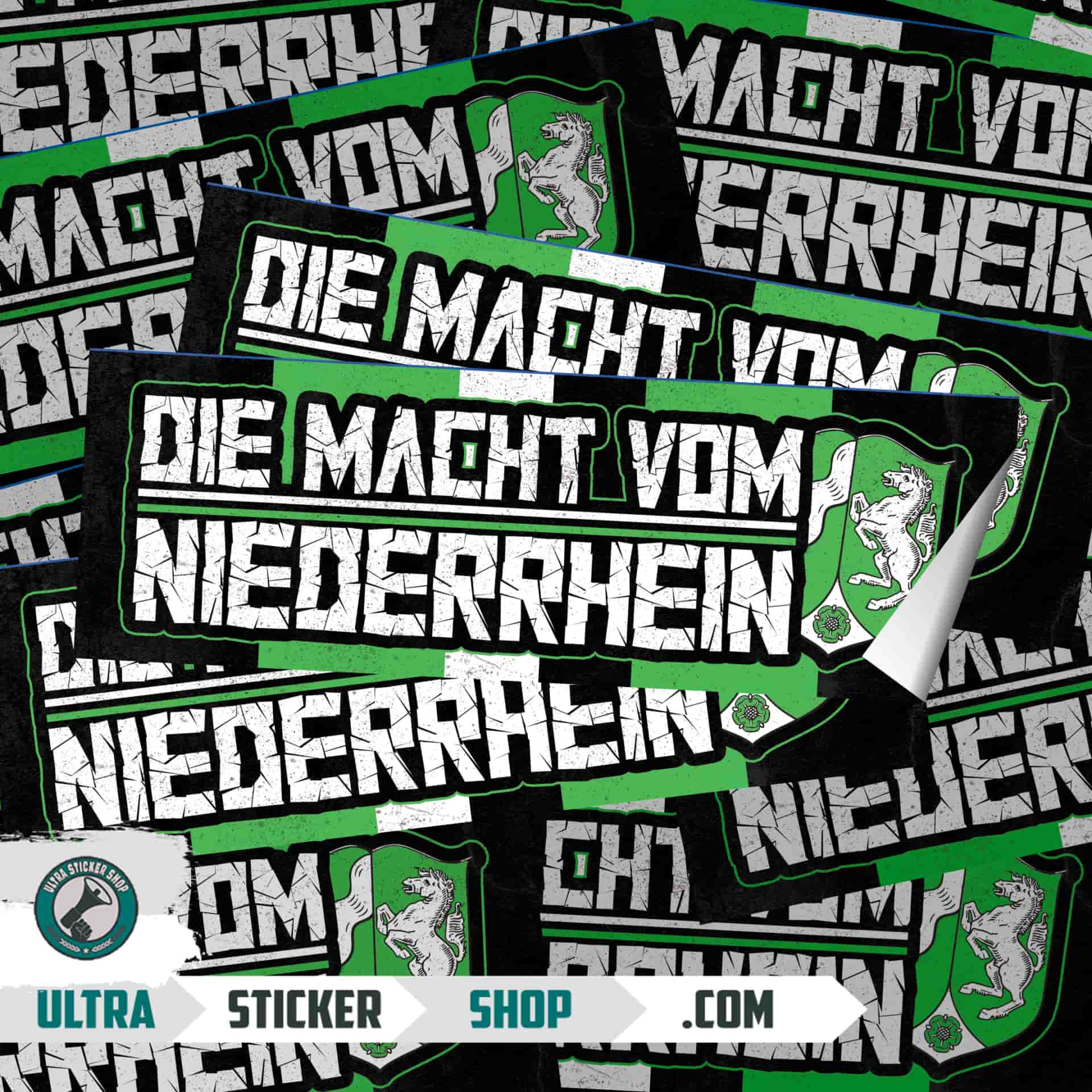 Die macht vom niederrhein Aufkleber
