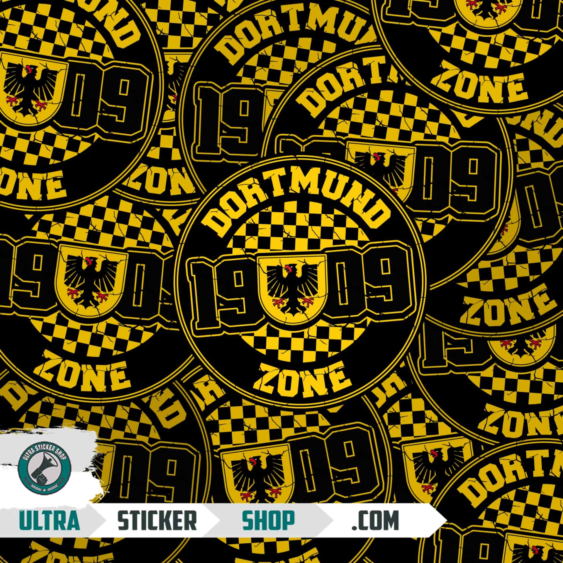 Dortmund 1909 zone Aufkleber