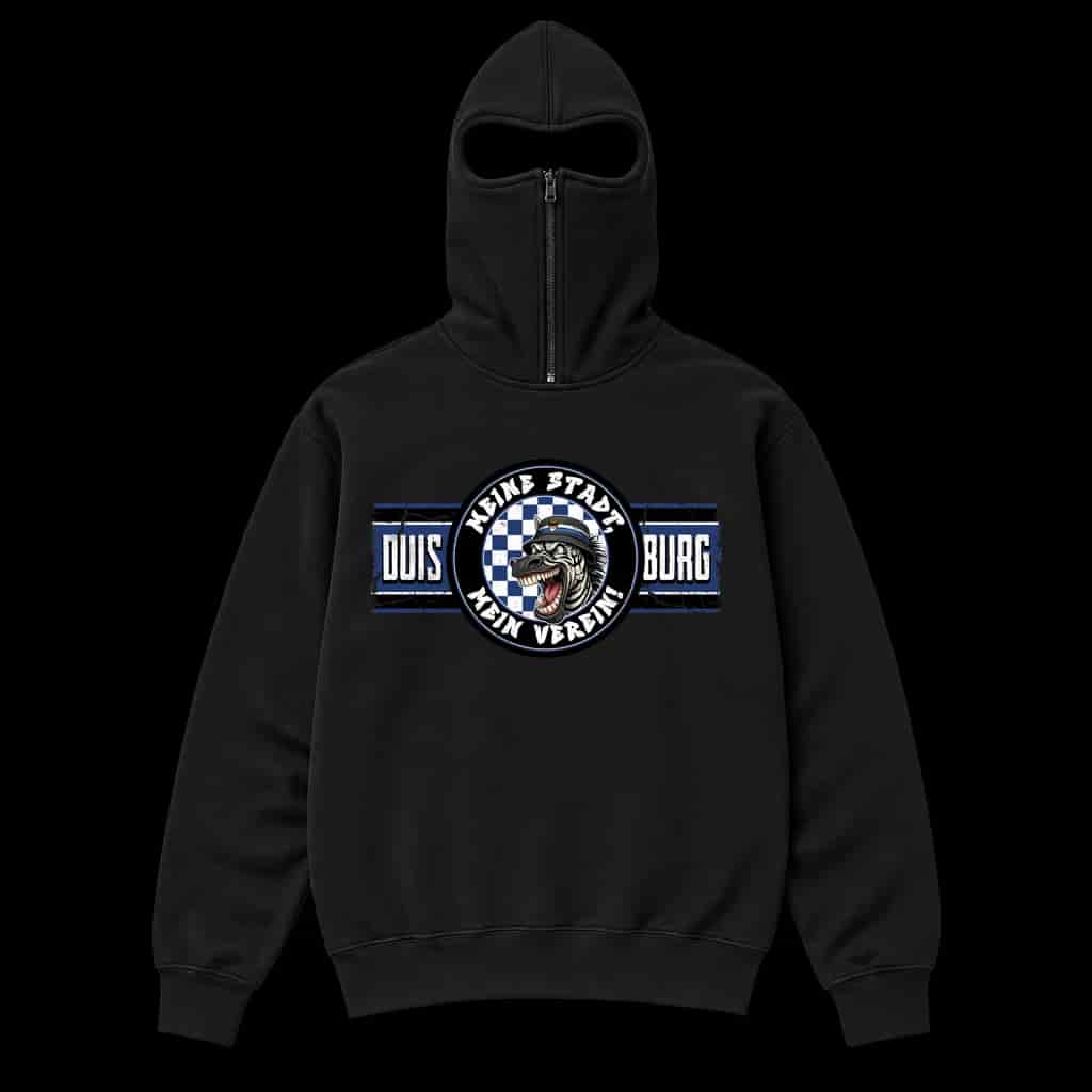 Duisburg Meine stadt mein verein Ninja Kapuzenpullover