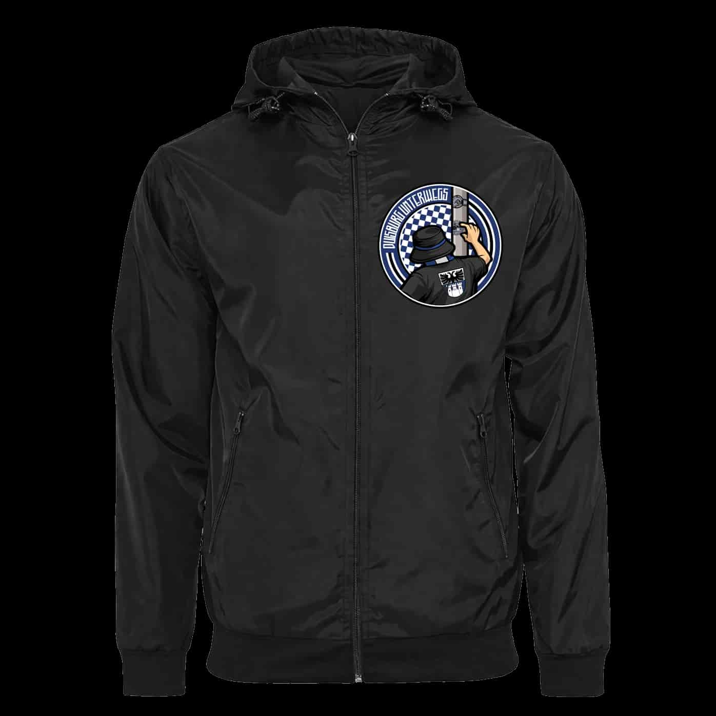 duisburg unterwegs Jacke mit abnehmbarer Balaclava