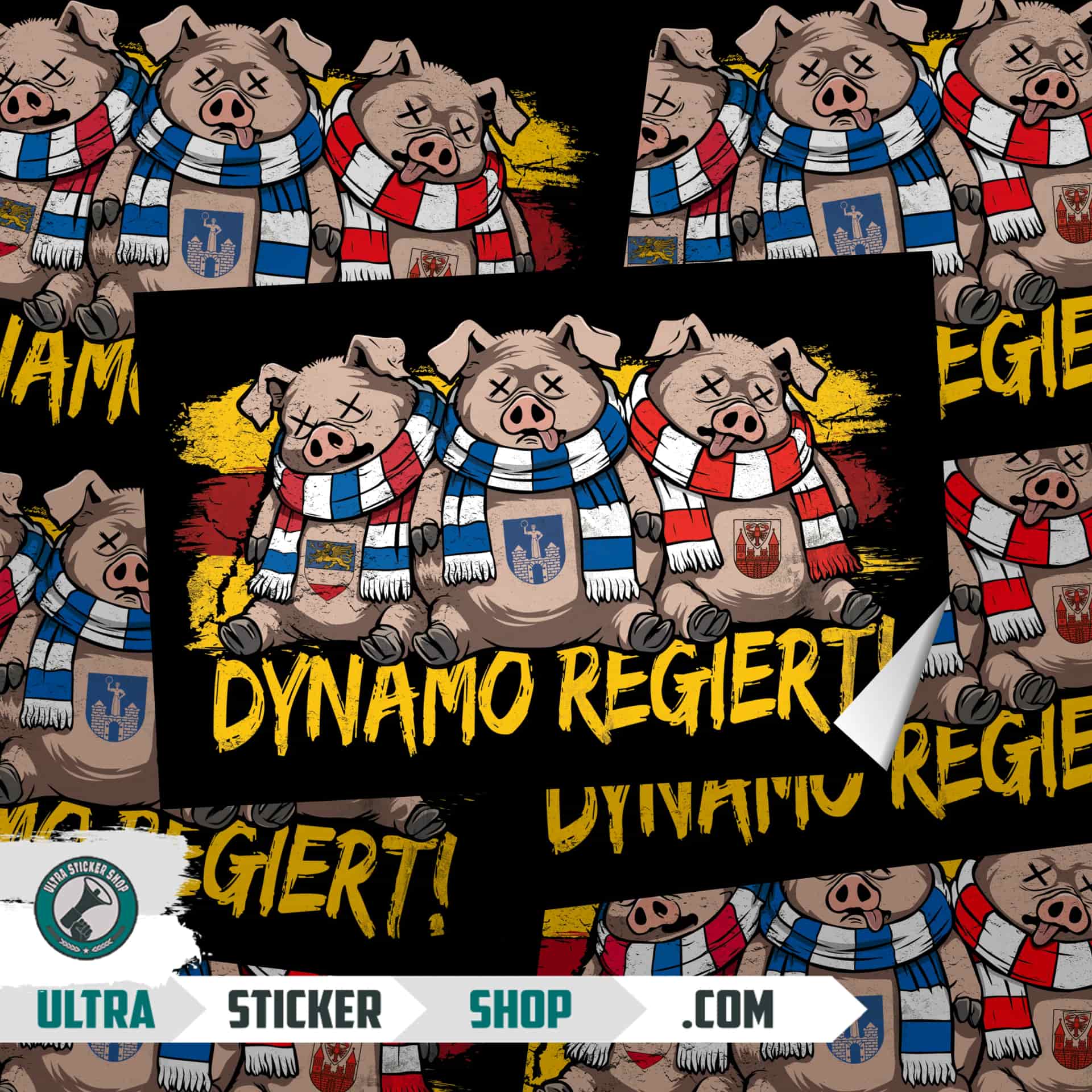 Dynamo Regiert! Aufkleber