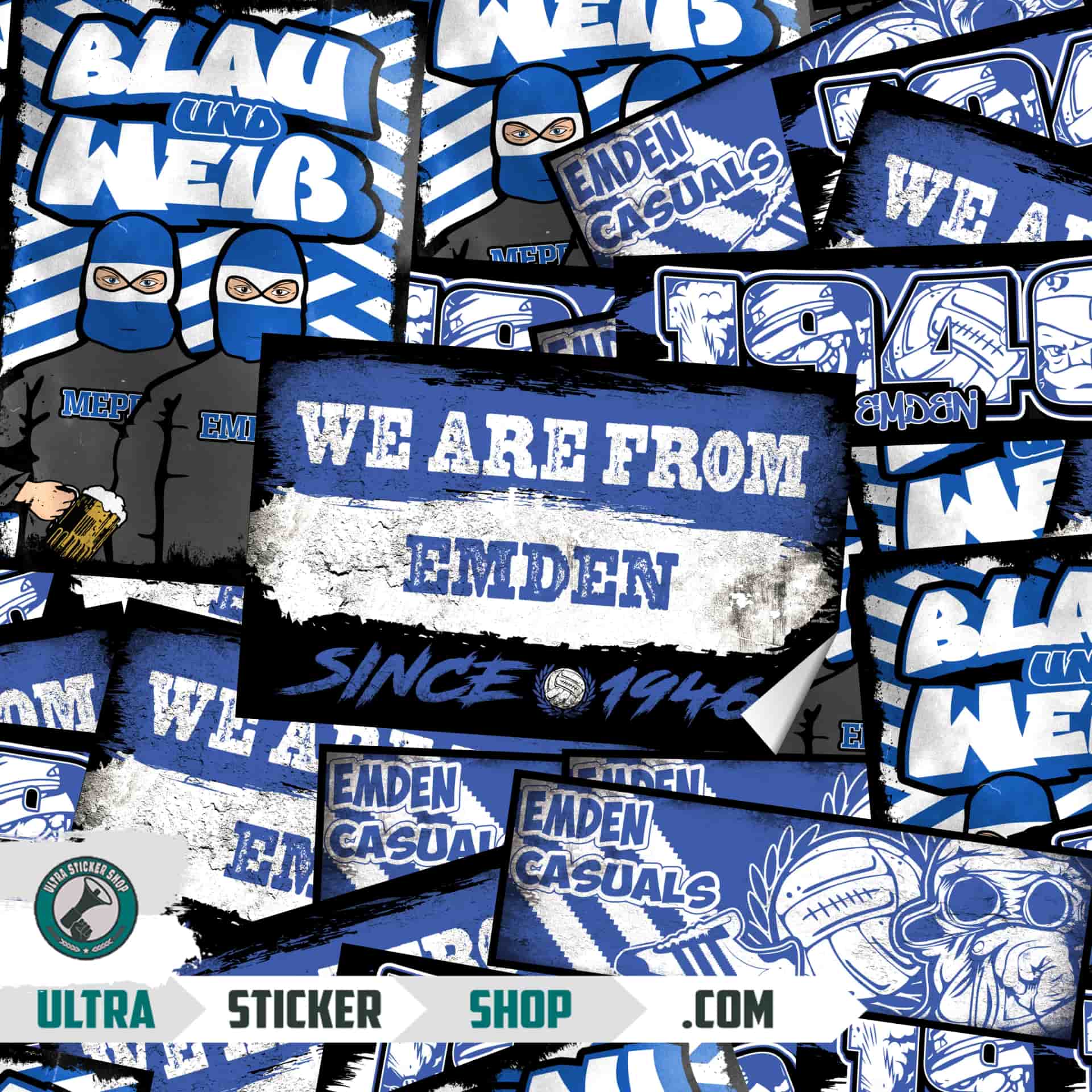Emden Aufkleber-Mix