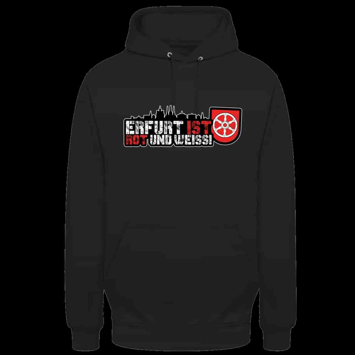 Erfurt ist Rot und weiss Hoodie