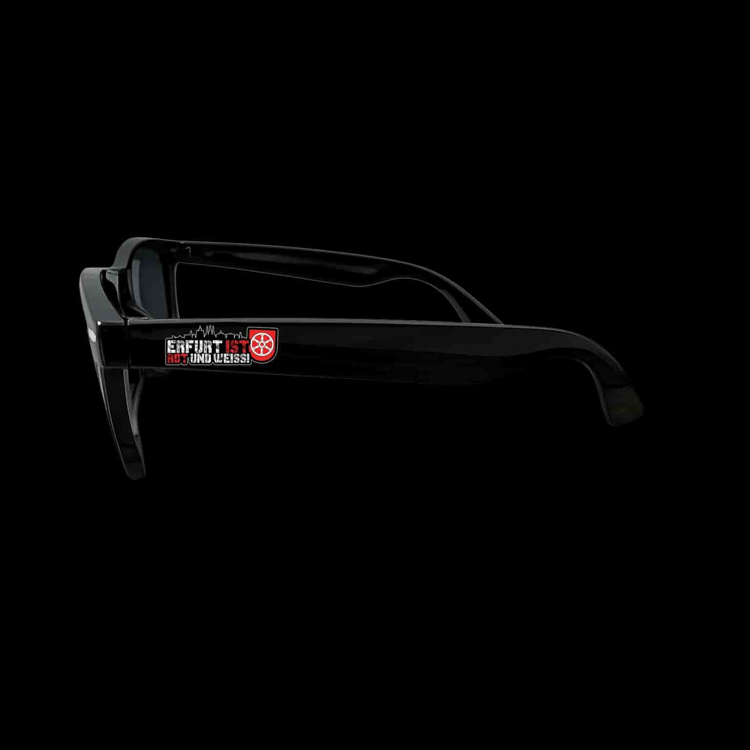 Erfurt ist Rot und weiss Sonnenbrille