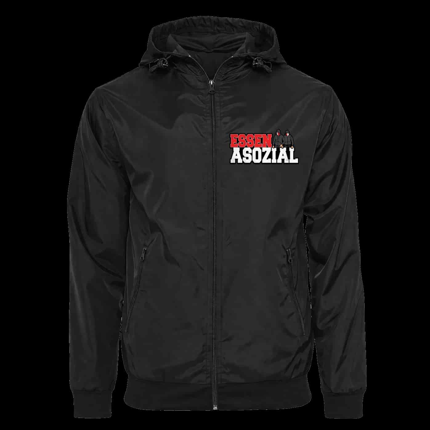 Essen asozial Jacke mit abnehmbarer Balaclava