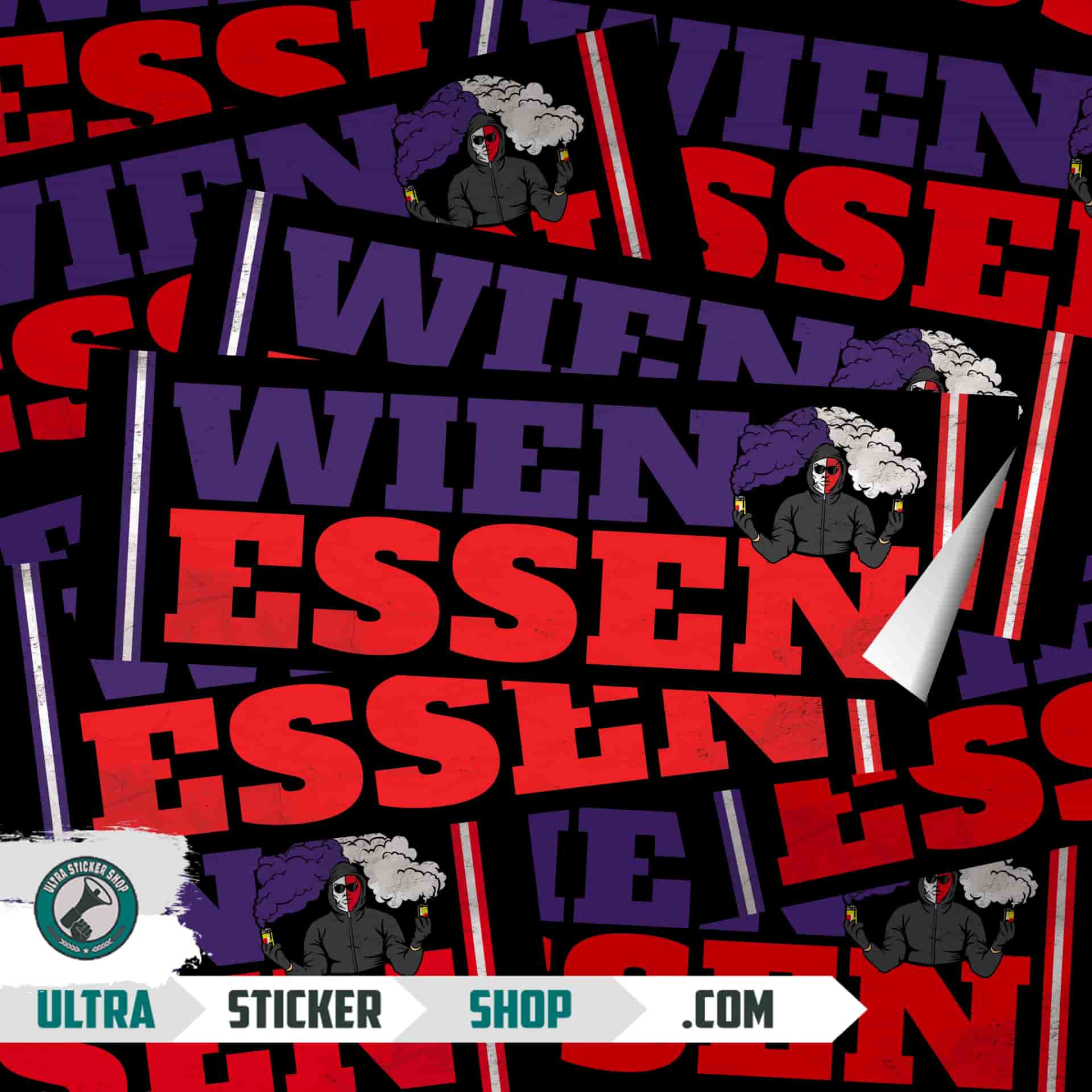 Essen X Austria Aufkleber