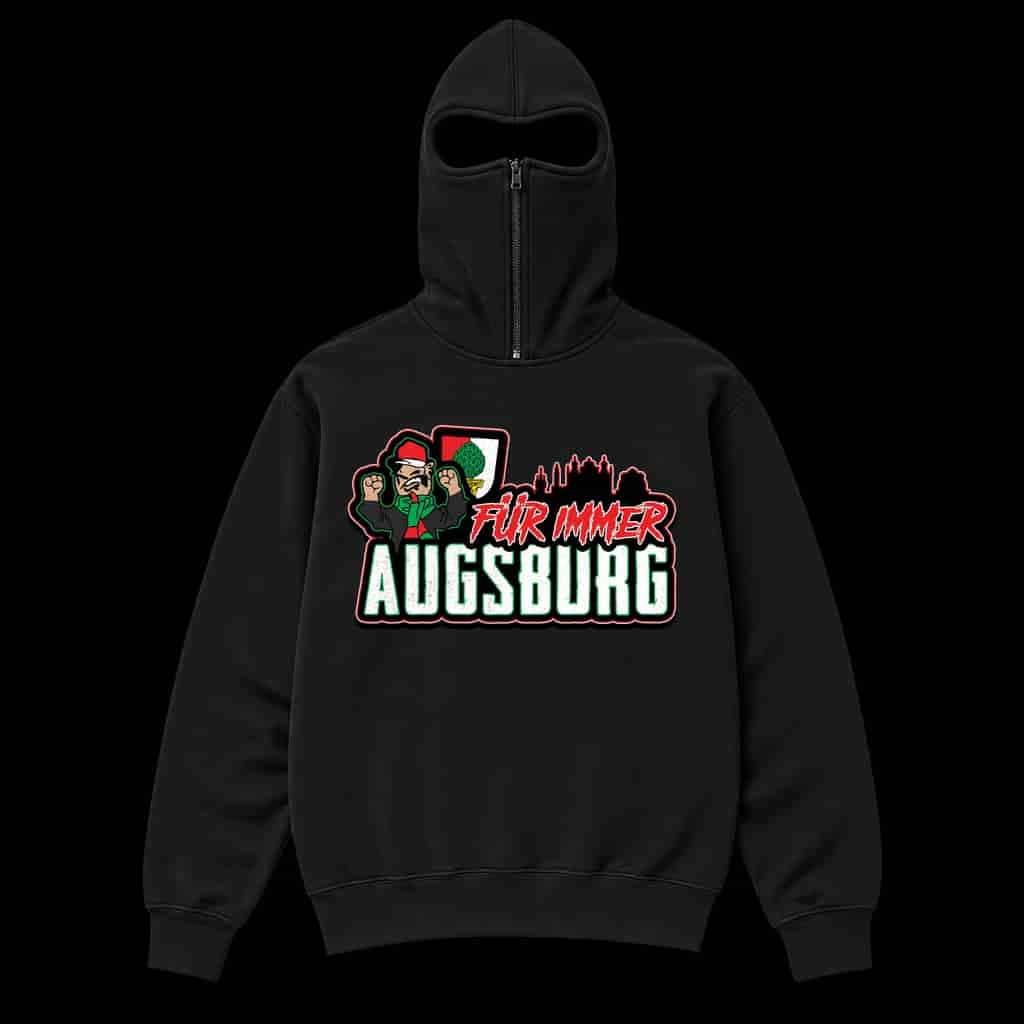 Für immer Augsburg Ninja Kapuzenpullover