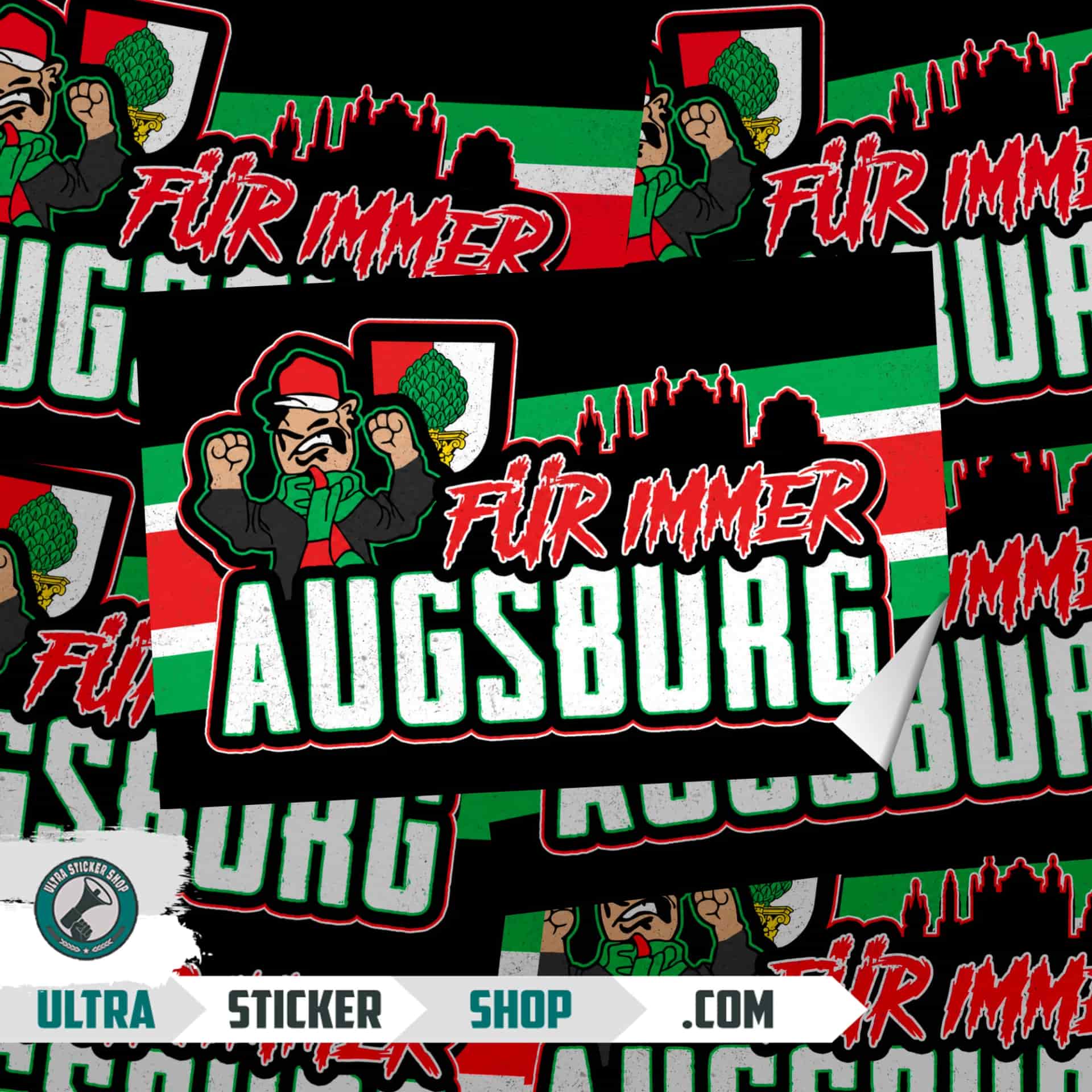 Für immer Augsburg Aufkleber