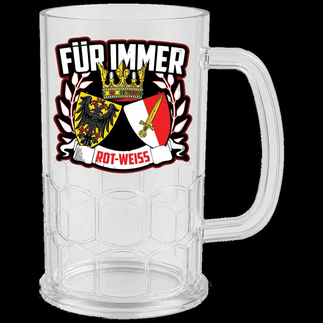 Für Immer rot-weiss Bierkrug