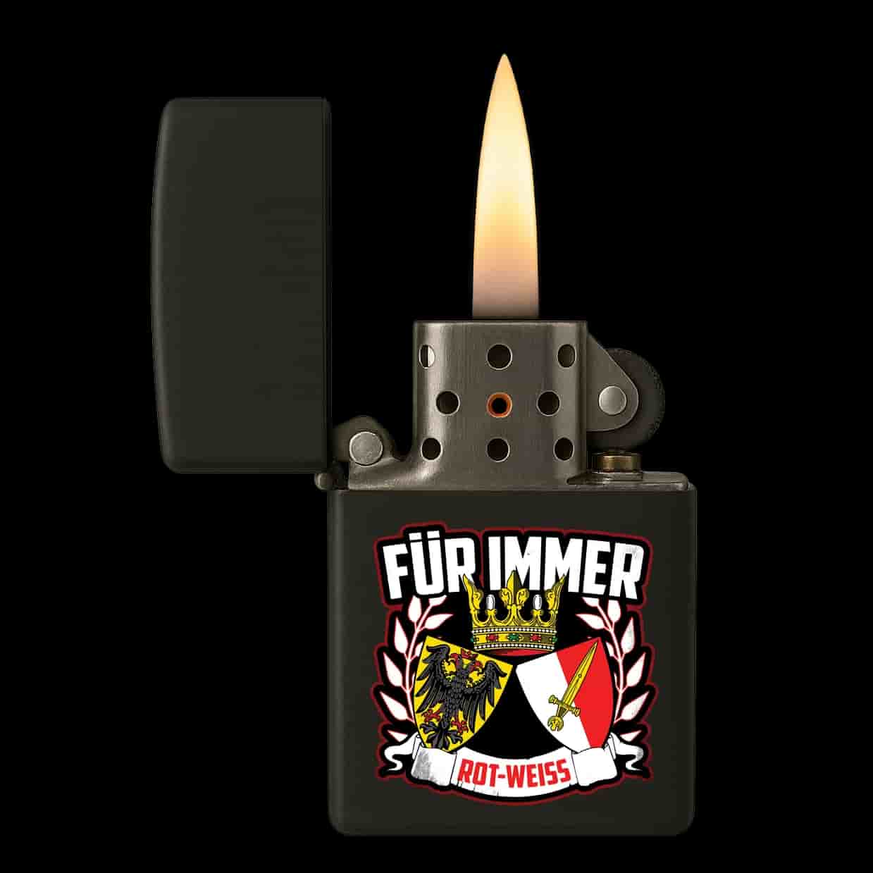 Für Immer rot-weiss Feuerzeug