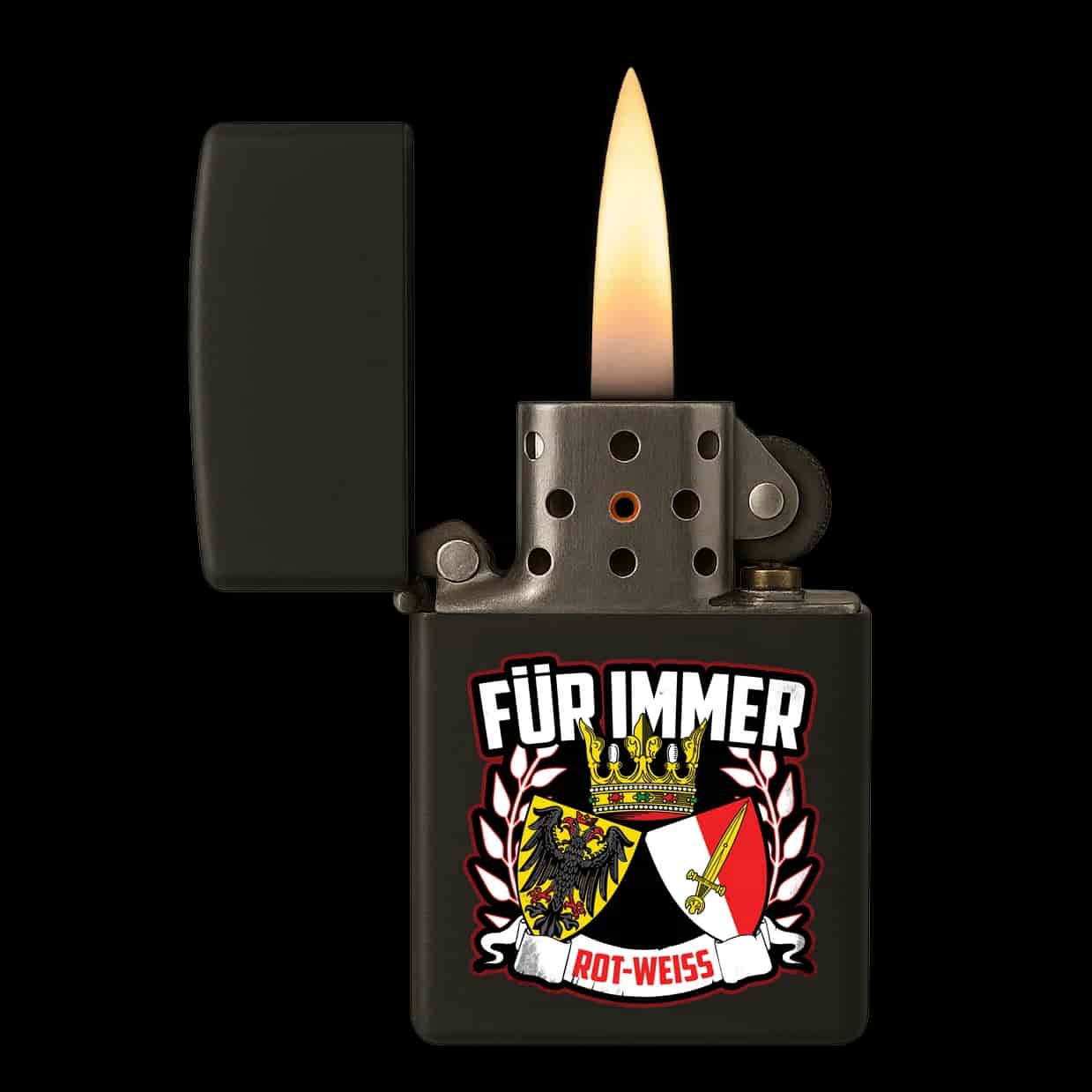 Für Immer rot-weiss Feuerzeug