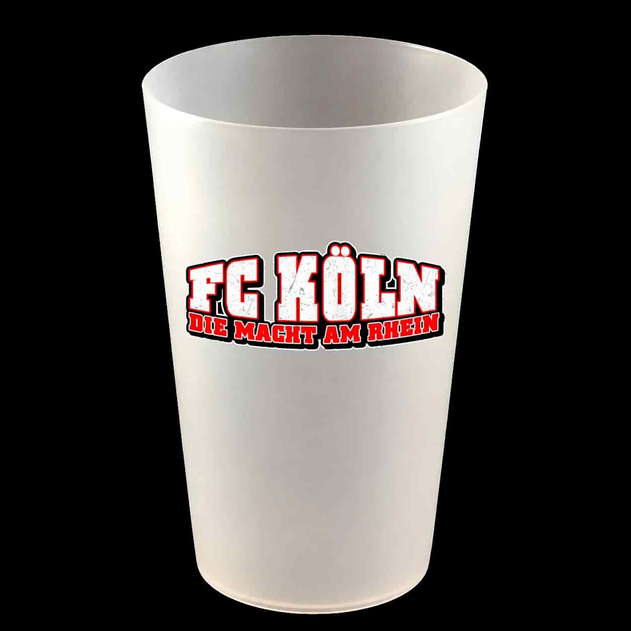 FC Köln die macht am rhein Hartbecher