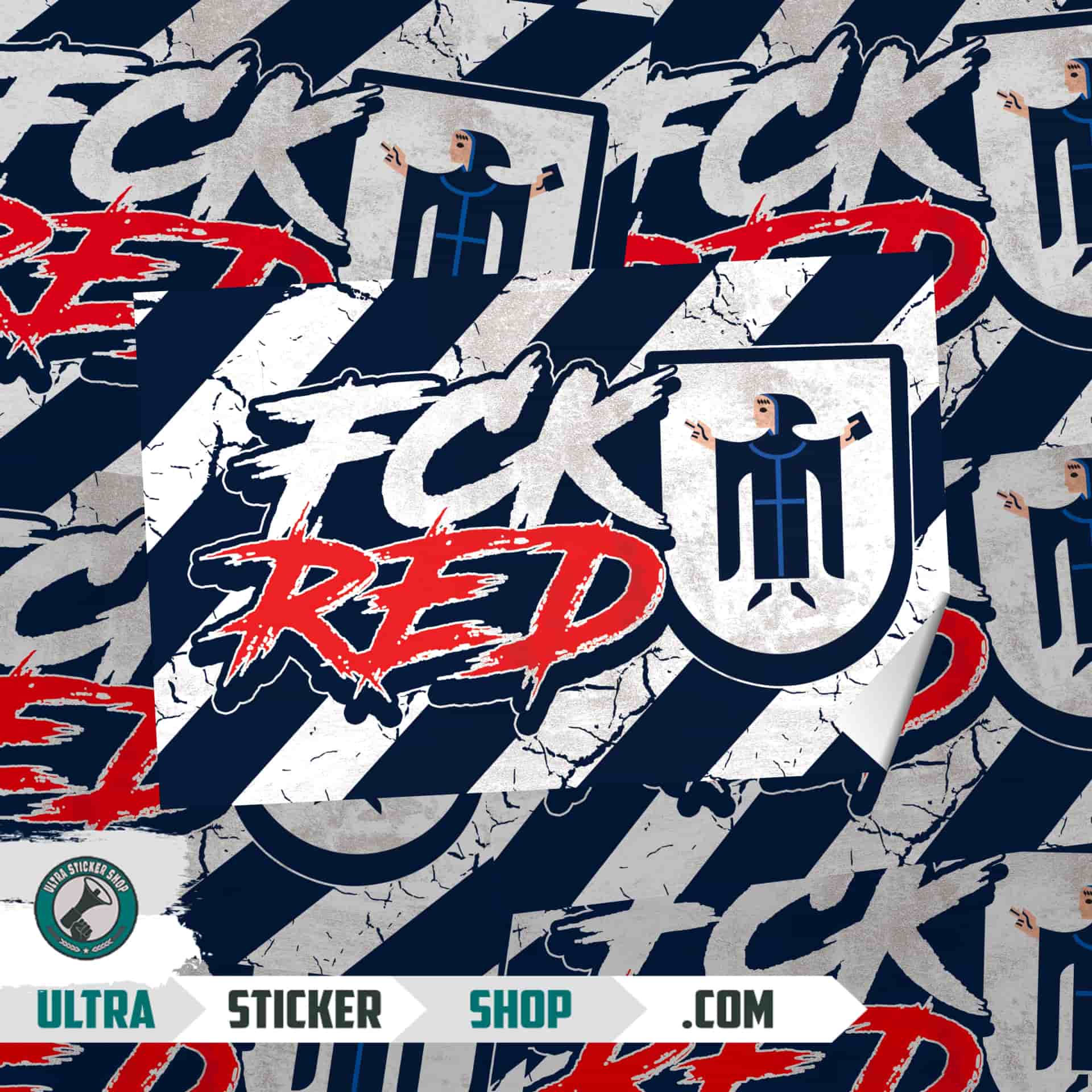FCK RED Aufkleber